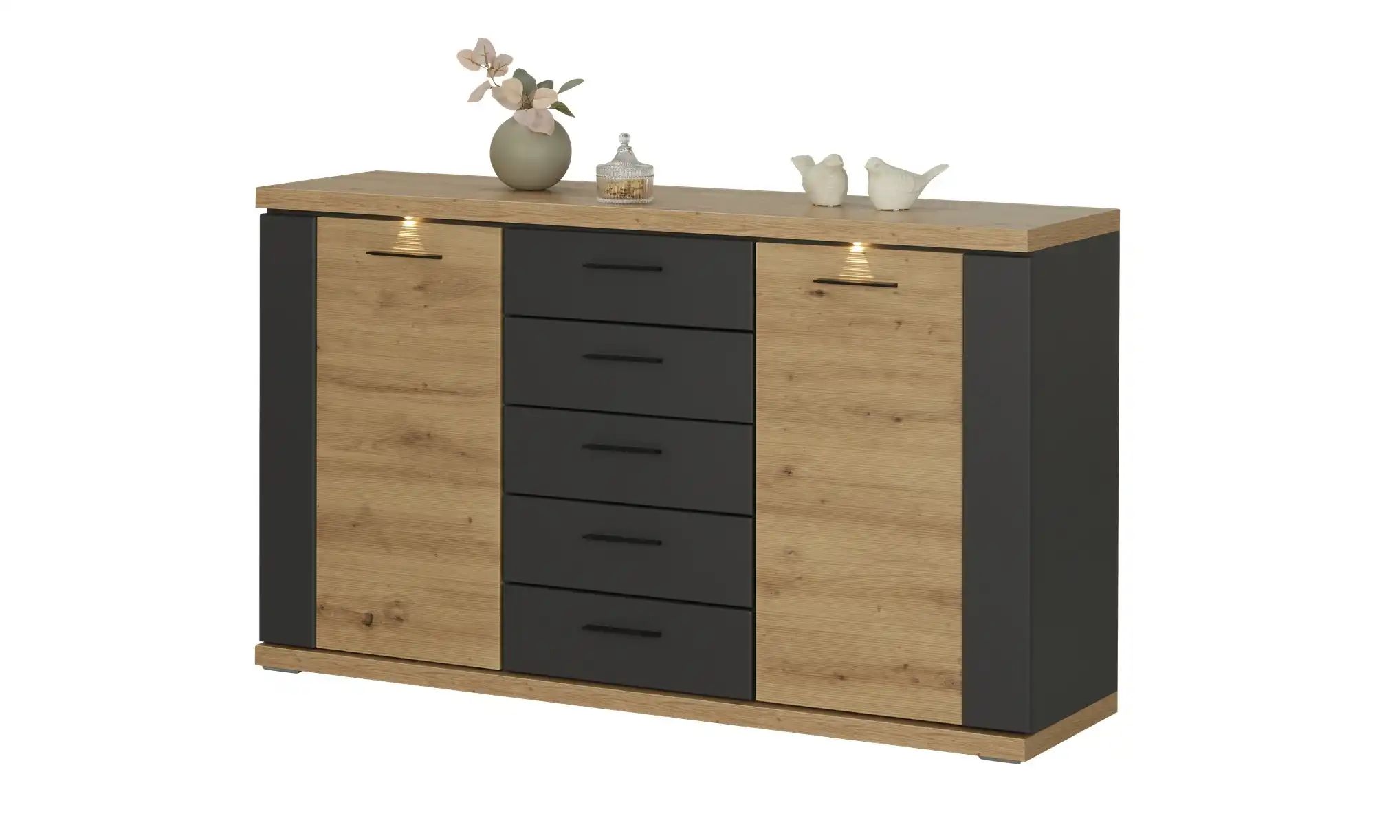 uno Sideboard  Titan 24 ¦ holzfarben ¦ Maße (cm): B: 156 H: 91 T: 42.0 Komm günstig online kaufen
