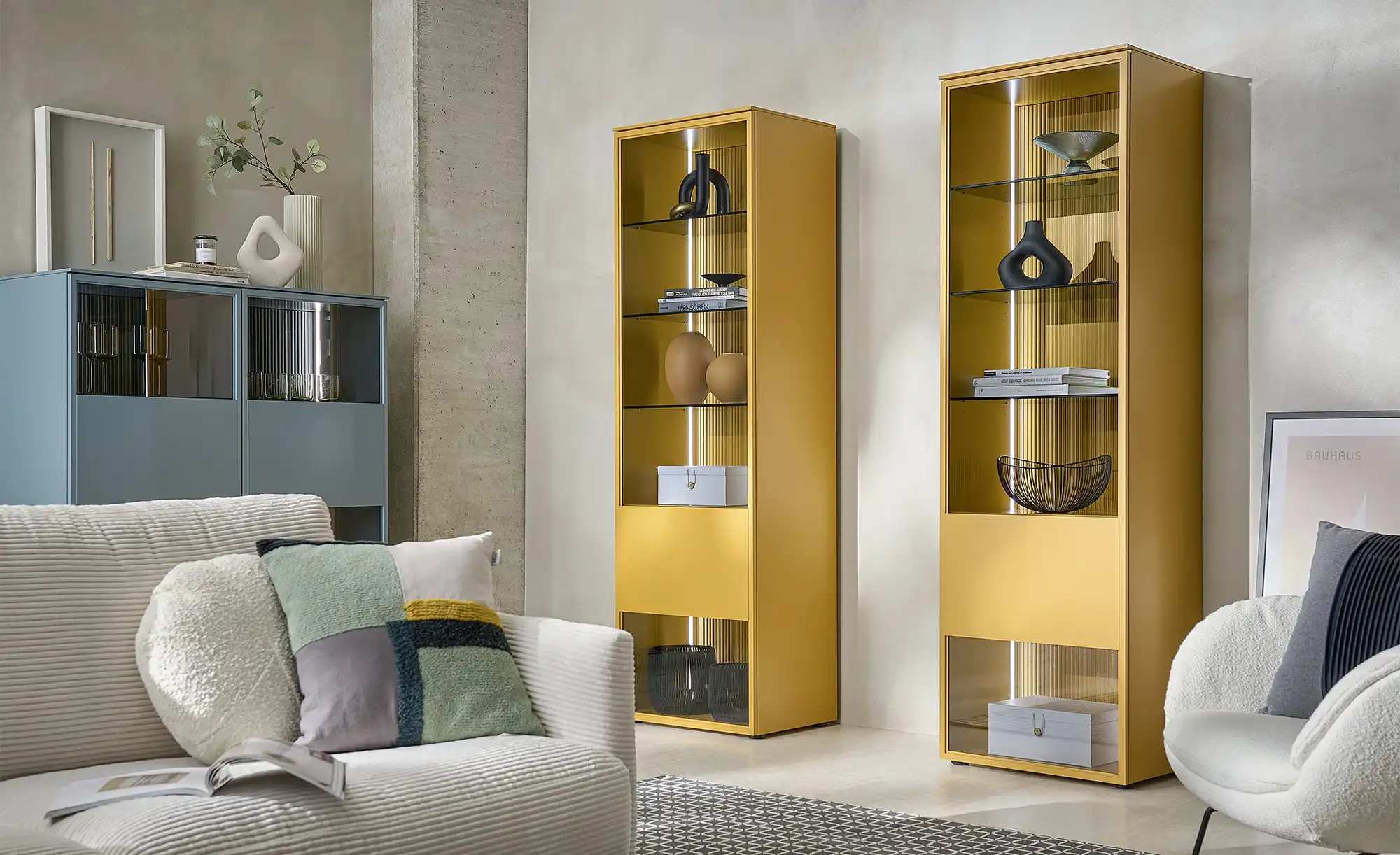 SCHÖNER WOHNEN Kollektion Vitrine AMAYA - Schöner Wohnen Kellektion SCHÖNER WOHNEN Kollektion Vitrine AMAYA - Einrichtungsbeispiel