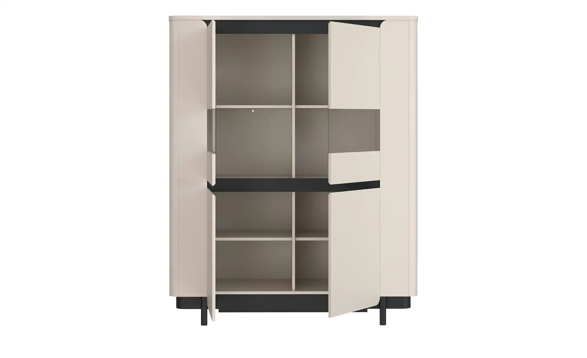 Highboard Softclose Santori ¦ beige ¦ Maße (cm): B: 130,3 H: 161,1 T: 44.8 günstig online kaufen