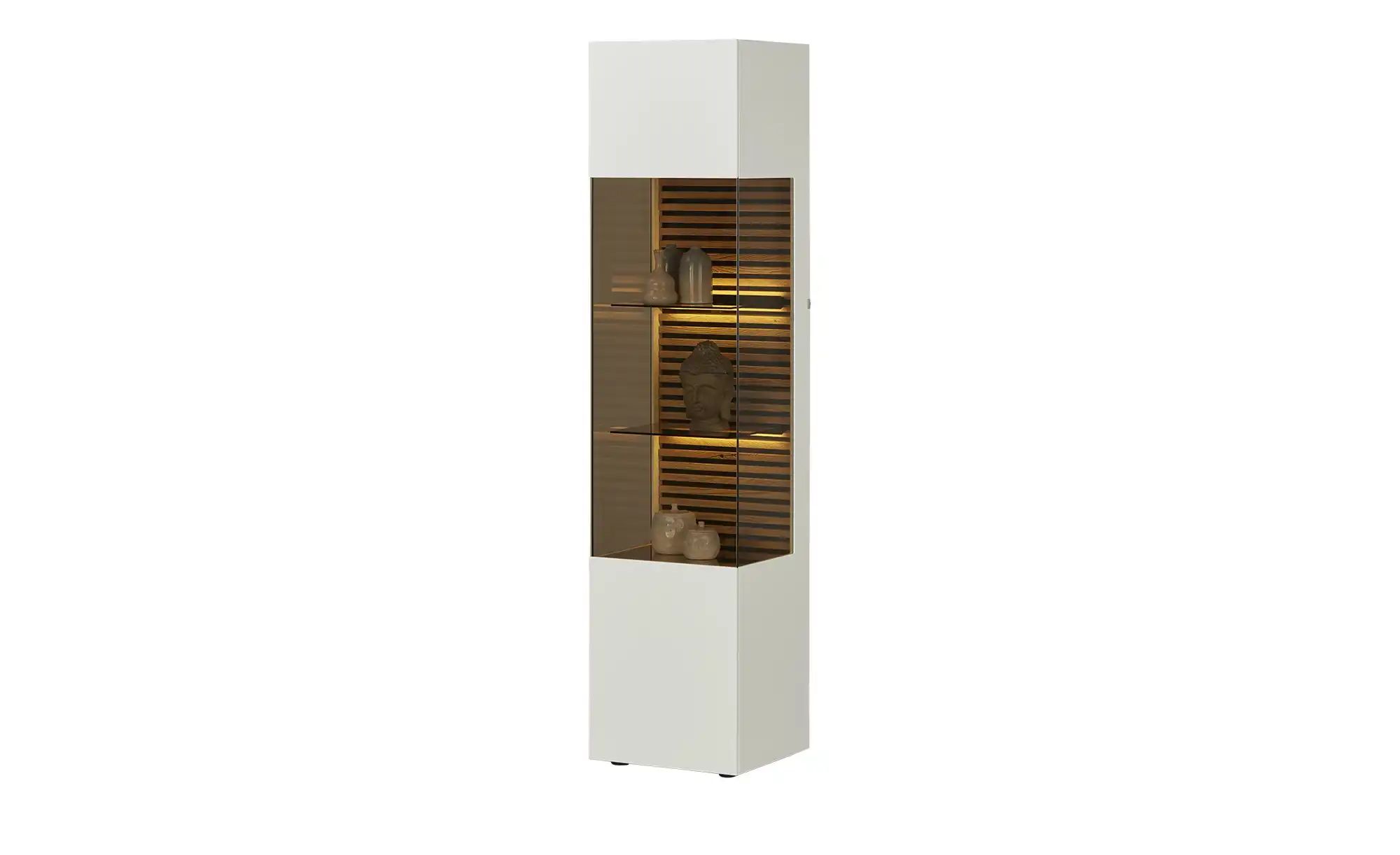 SCHÖNER WOHNEN Kollektion Vitrine  Yonna ¦ weiß ¦ Maße (cm): B: 48 H: 205 T günstig online kaufen