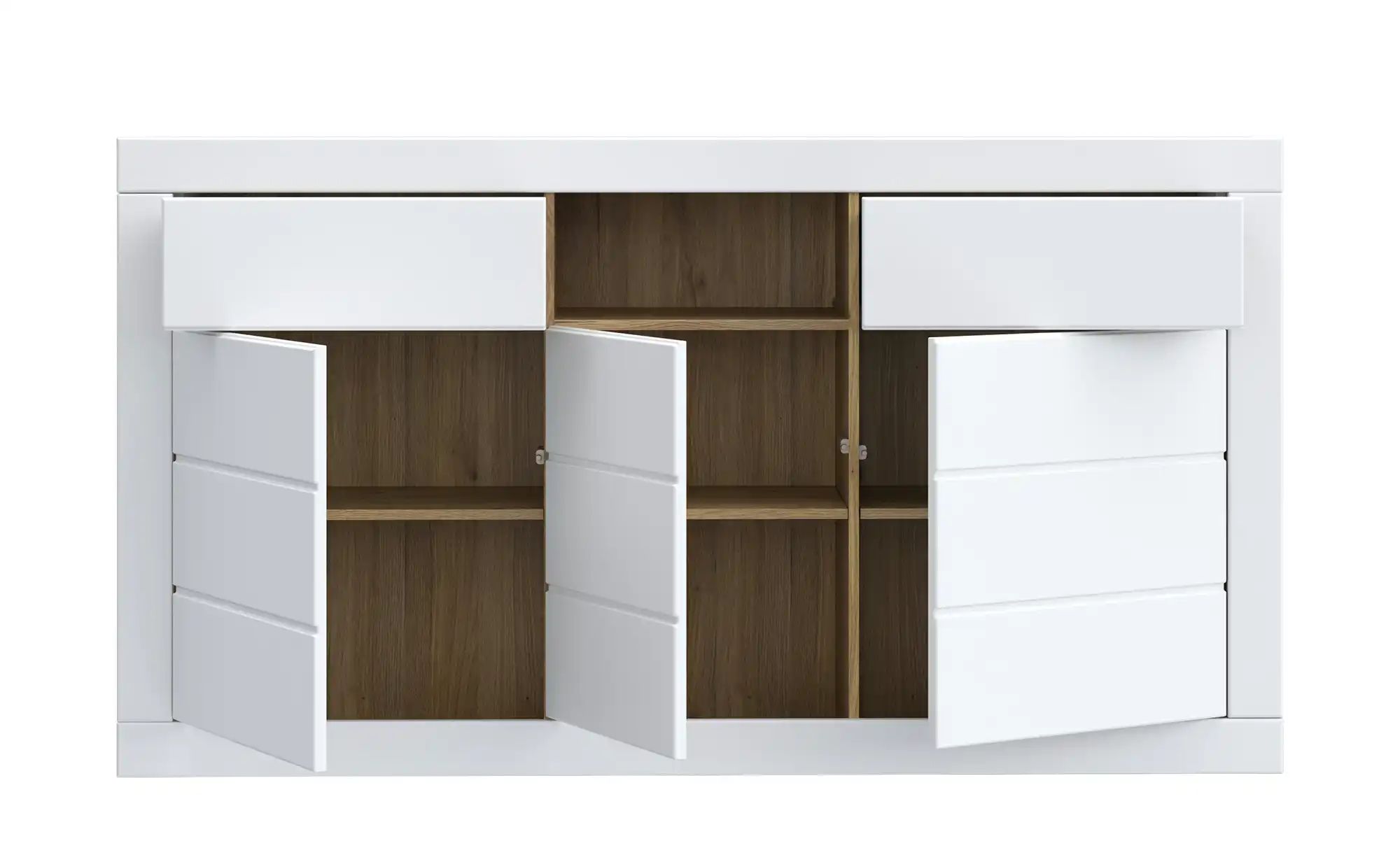 FORTE Sideboard "Breite 170,7, Höhe 93,5cm", Sideboard, viel Platz, Push to günstig online kaufen