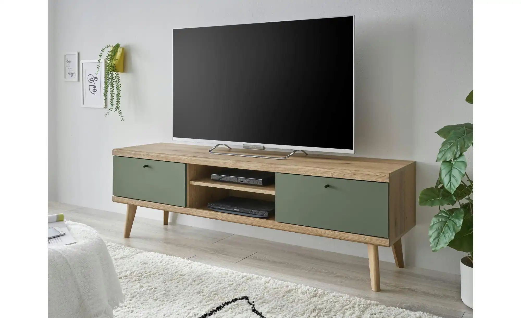 Thumbnail - Wohnwand   ¦ holzfarben ¦ Maße (cm): B: 277 H: 160 Kommoden & Sideboards > Wohnwände - Höffner