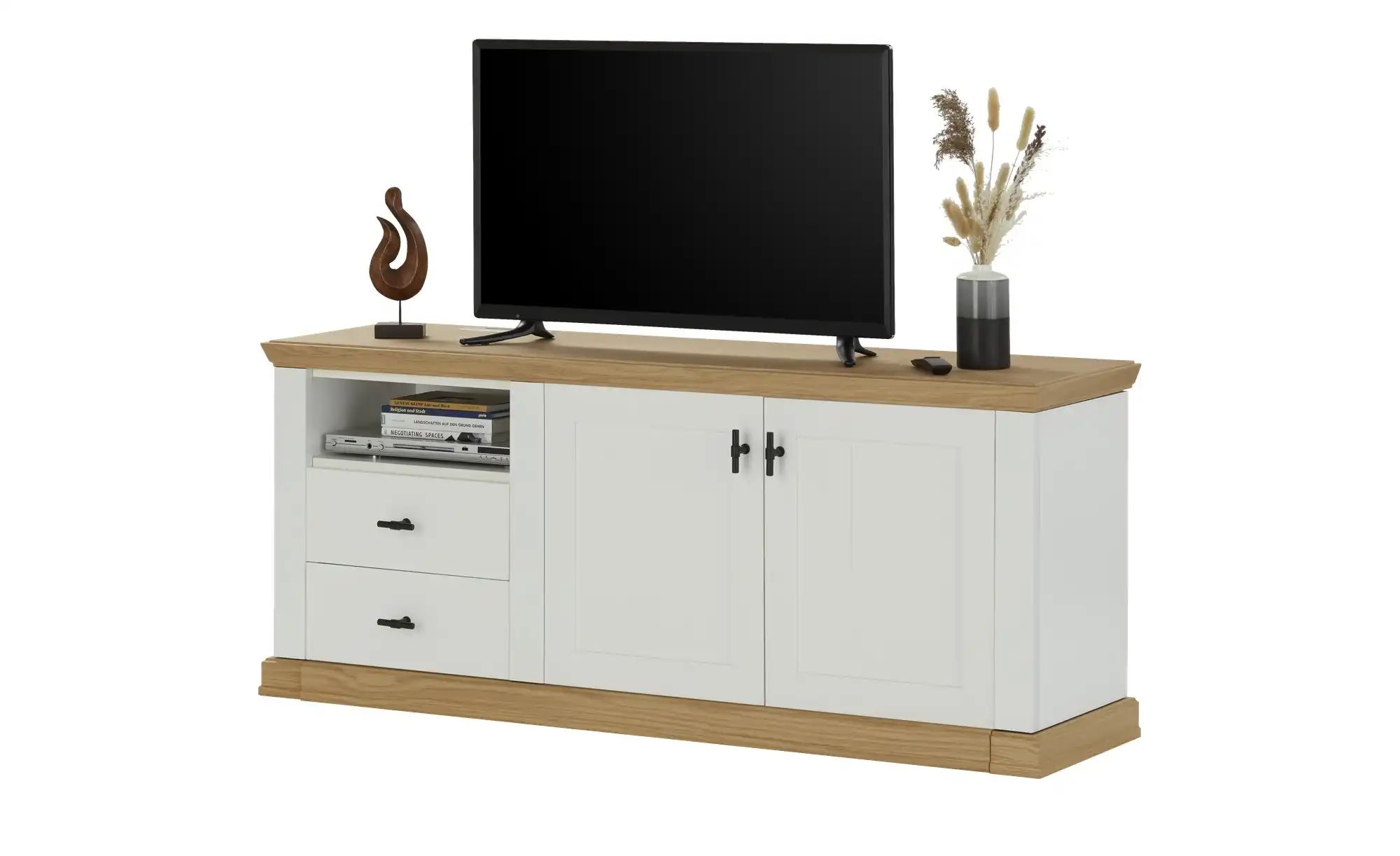 SCHÖNER WOHNEN Kollektion Lowboard  Village ¦ weiß ¦ Maße (cm): B: 158 H: 6 günstig online kaufen