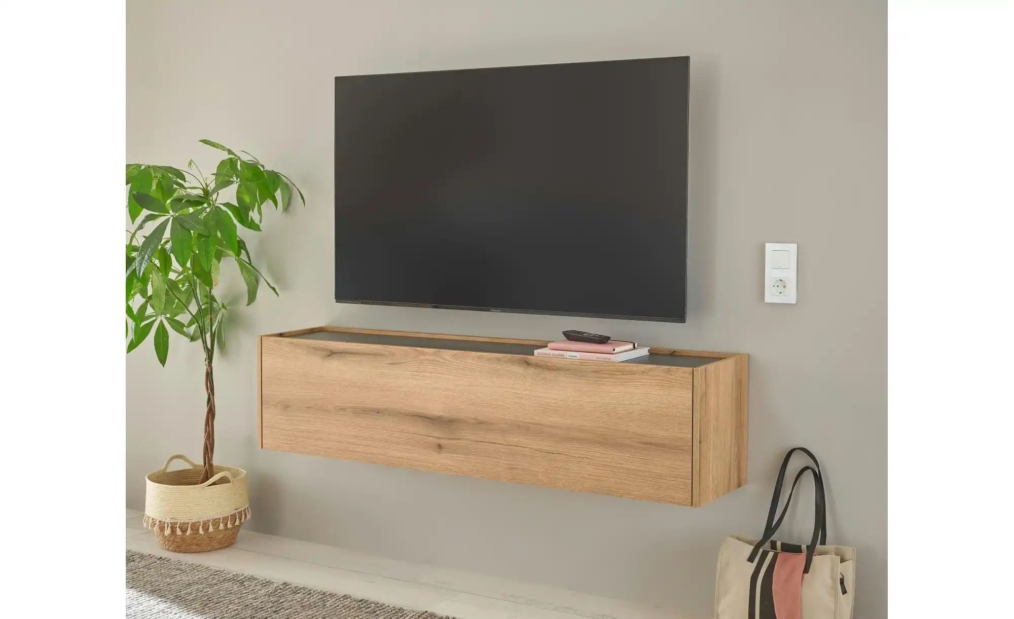 Thumbnail - Wohnwand ¦ holzfarben ¦ Maße (cm): B: 340 H: 180 T: 30.0 Kommoden & Sideboards > Wohnwände - Höffner