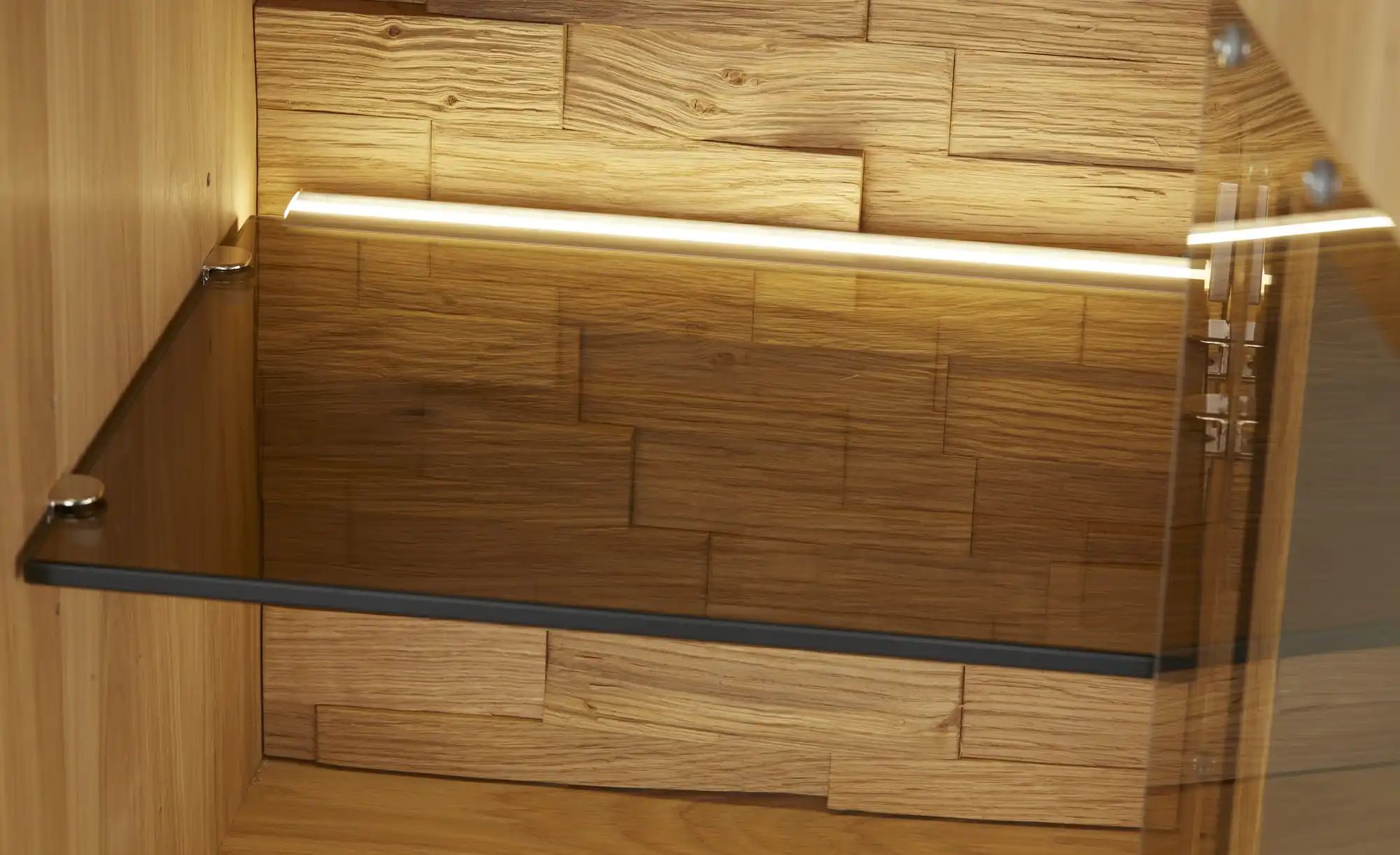 Thumbnail - Wohnwert Highboard  Rhodos ¦ holzfarben ¦ Maße (cm): B: 85 H: 141 T: 40.0 Kommoden & Sideboards > Highboards - Höffner