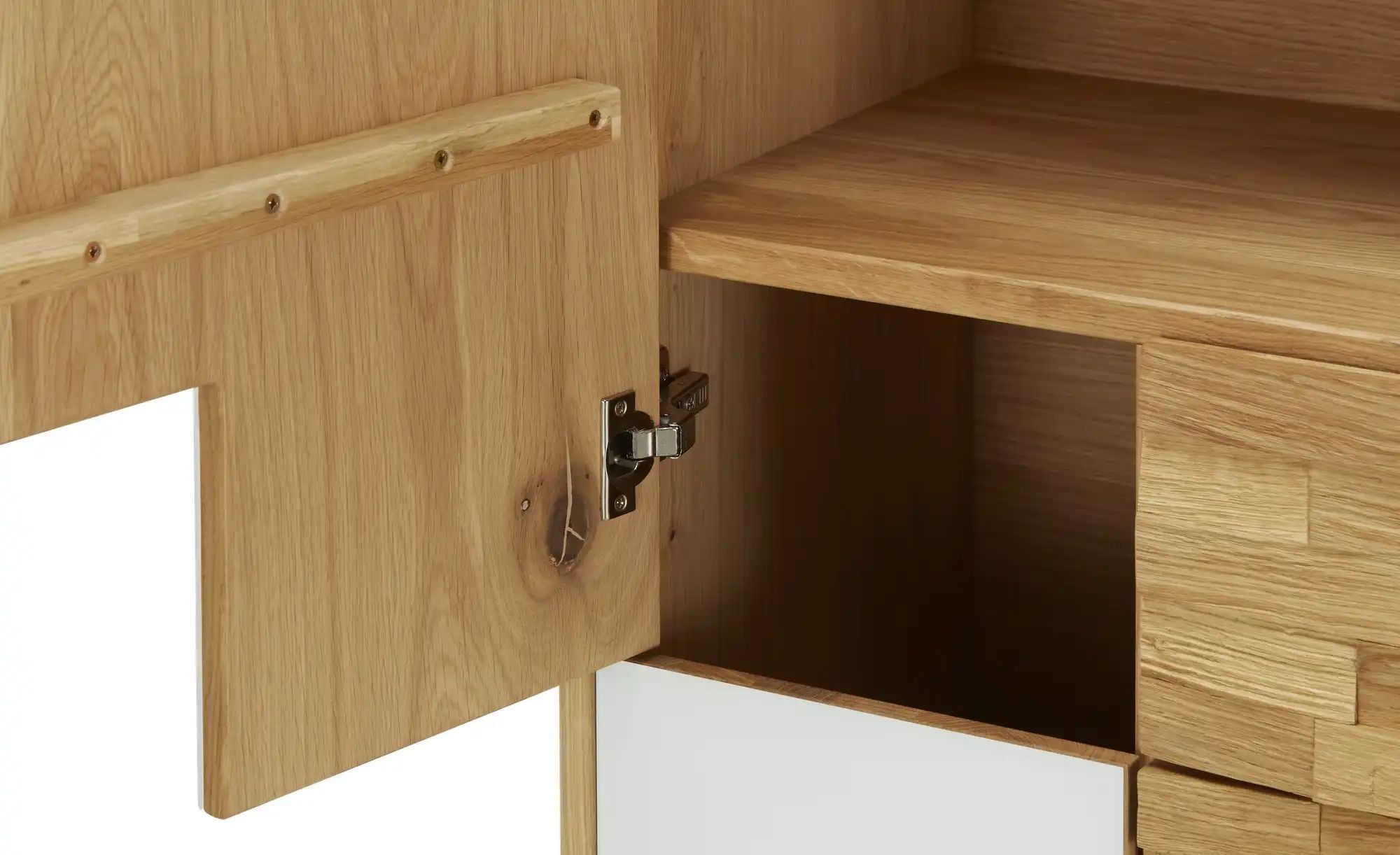Wohnwert Highboard  Kreta ¦ weiß ¦ Maße (cm): B: 125 H: 150 T: 43.0 Kommode günstig online kaufen