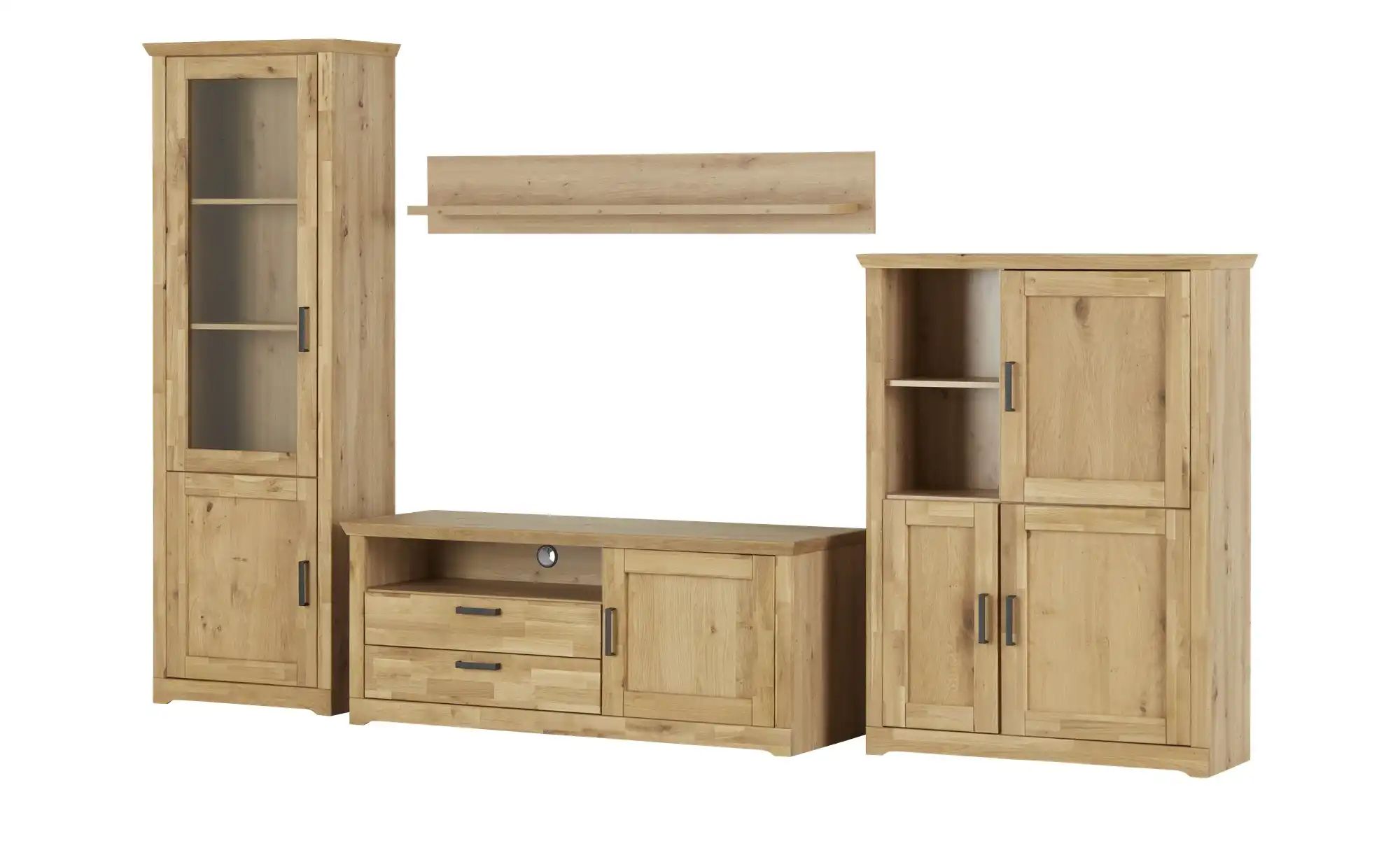 Woodford Wohnkombination  Boston ¦ holzfarben ¦ Maße (cm): B: 325 H: 204 T: günstig online kaufen