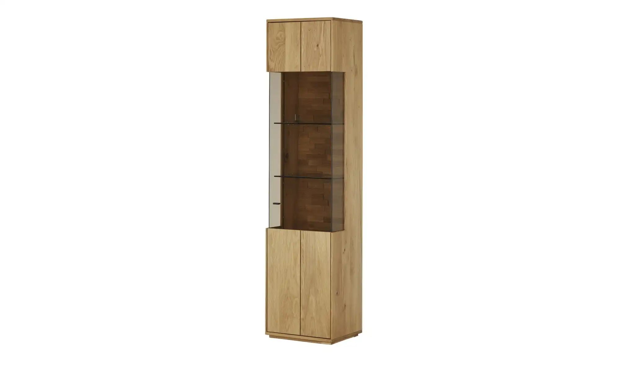 Wohnwert Vitrine  Rhodos ¦ holzfarben ¦ Maße (cm): B: 50 H: 206 T: 40.0 Sch günstig online kaufen