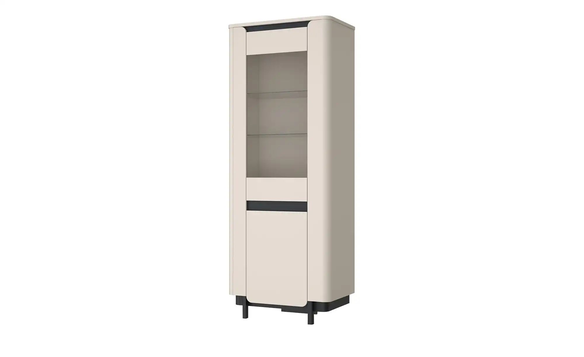 Vitrine  Vodol  beige  Maße (cm): B: 75,6 H: 196,3 T: 44.8 | 05904767878023