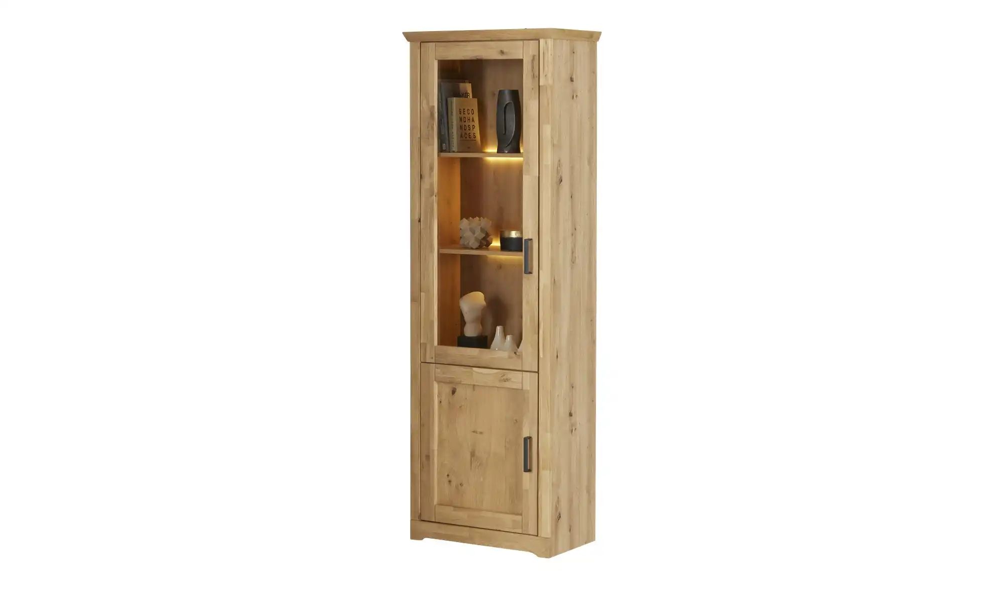 Woodford Vitrine  Boston ¦ holzfarben ¦ Maße (cm): B: 70 H: 205 T: 40.0 Sch günstig online kaufen