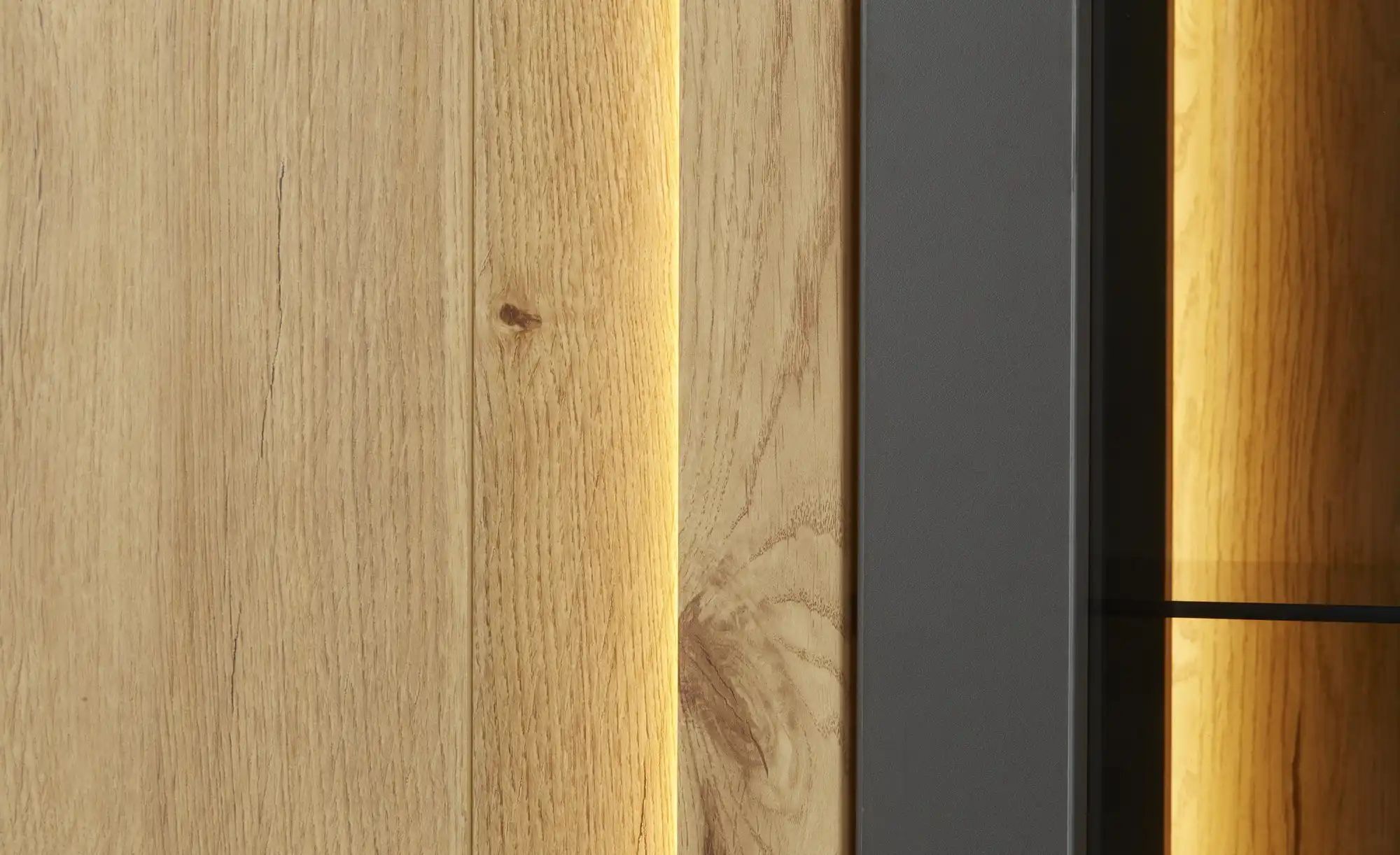 Thumbnail - uno Vitrine  Butera ¦ grau ¦ Maße (cm): B: 89 H: 206 T: 38.0 Schränke > Vitrinen - Höffner