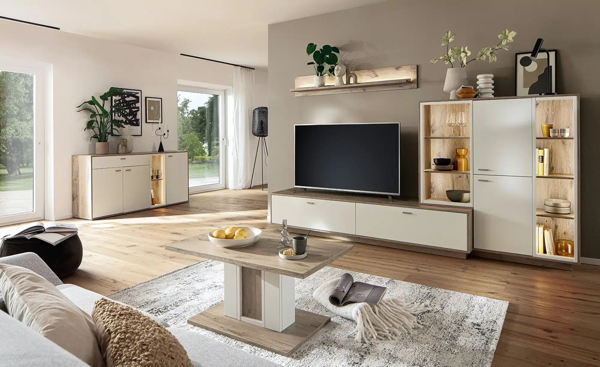 Thumbnail - uno Sideboard Santerno ¦ Maße (cm): B: 168 H: 85 T: 44.0 Kommoden & Sideboards > Sideboards - Höffner