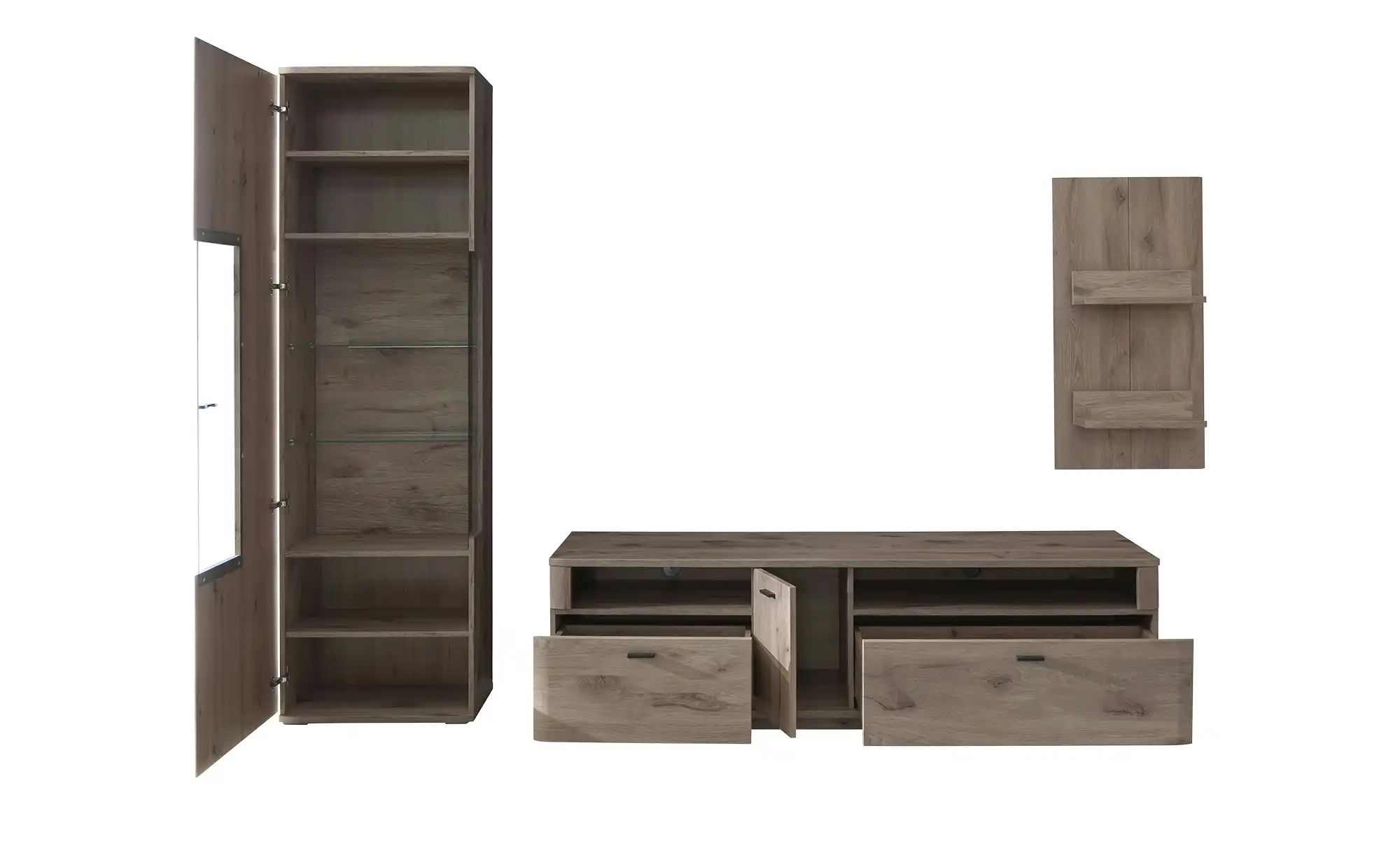 Thumbnail - uno Wohnkombination  Prato ¦ Maße (cm): B: 240 H: 199 T: 50.0 Kommoden & Sideboards > Wohnwände - Höffner