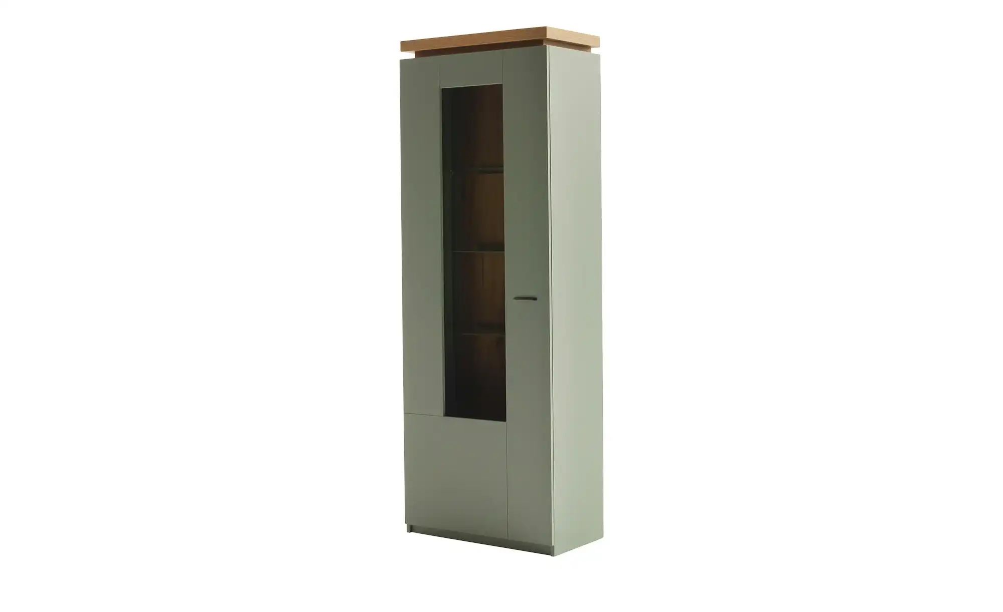 uno Vitrine  Moniz  grün  Maße (cm): B: 70 H: 197 T: 38.0 | 04027207249311