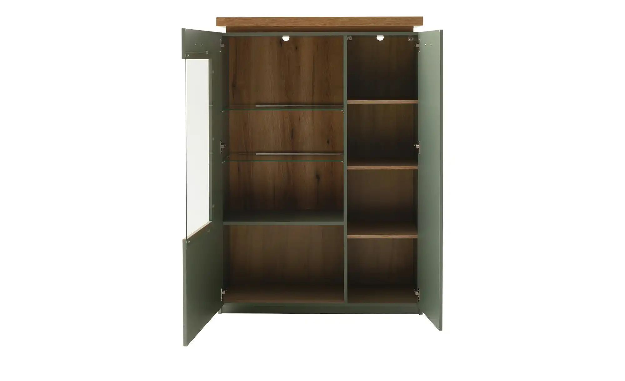 uno Kombi-Highboard  Moniz ¦ grün ¦ Maße (cm): B: 98 H: 143 T: 38.0 Kommode günstig online kaufen