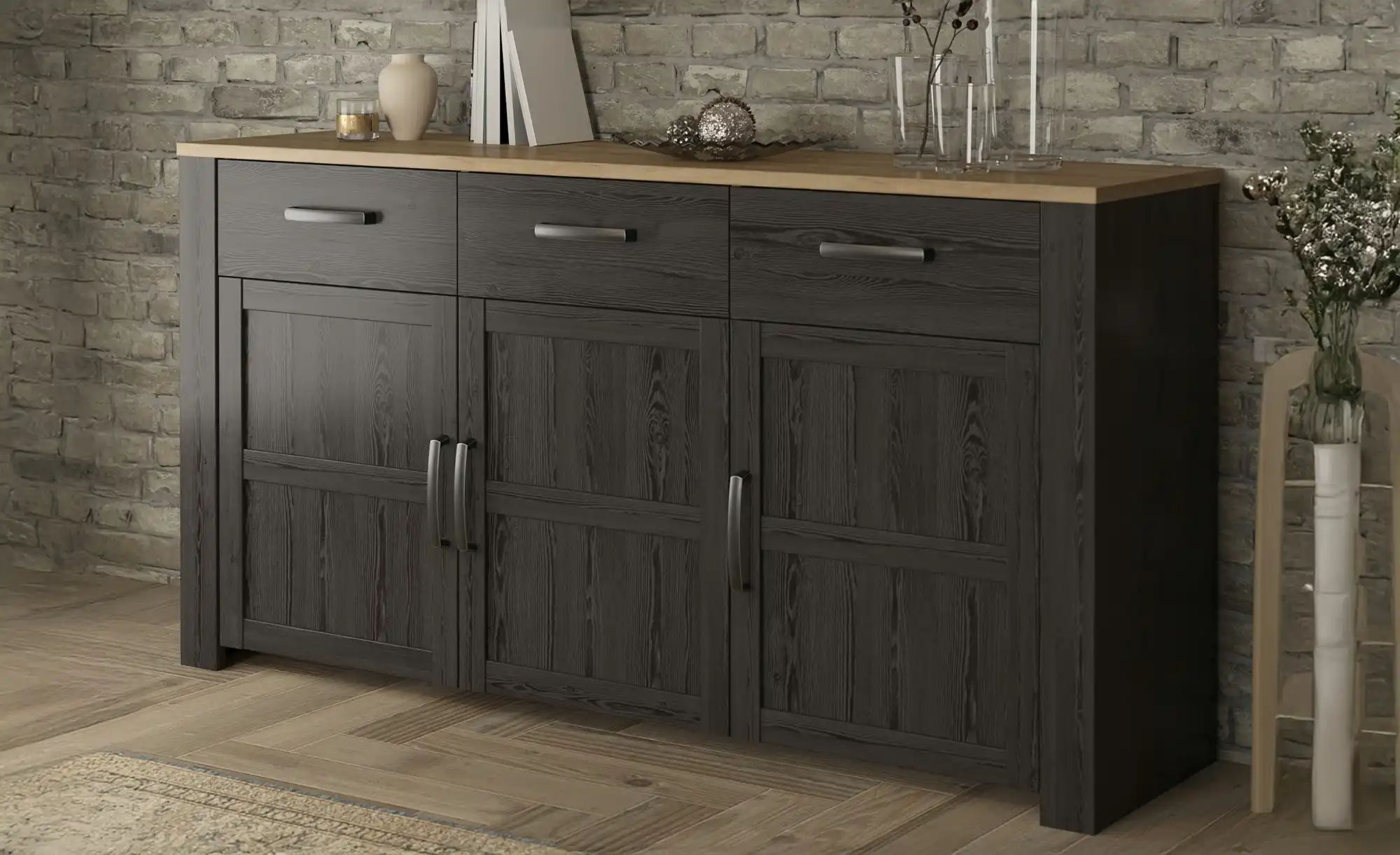 Sideboard  Toneo ¦ weiß ¦ Maße (cm): B: 166 H: 87 T: 42.0 Kommoden & Sidebo günstig online kaufen