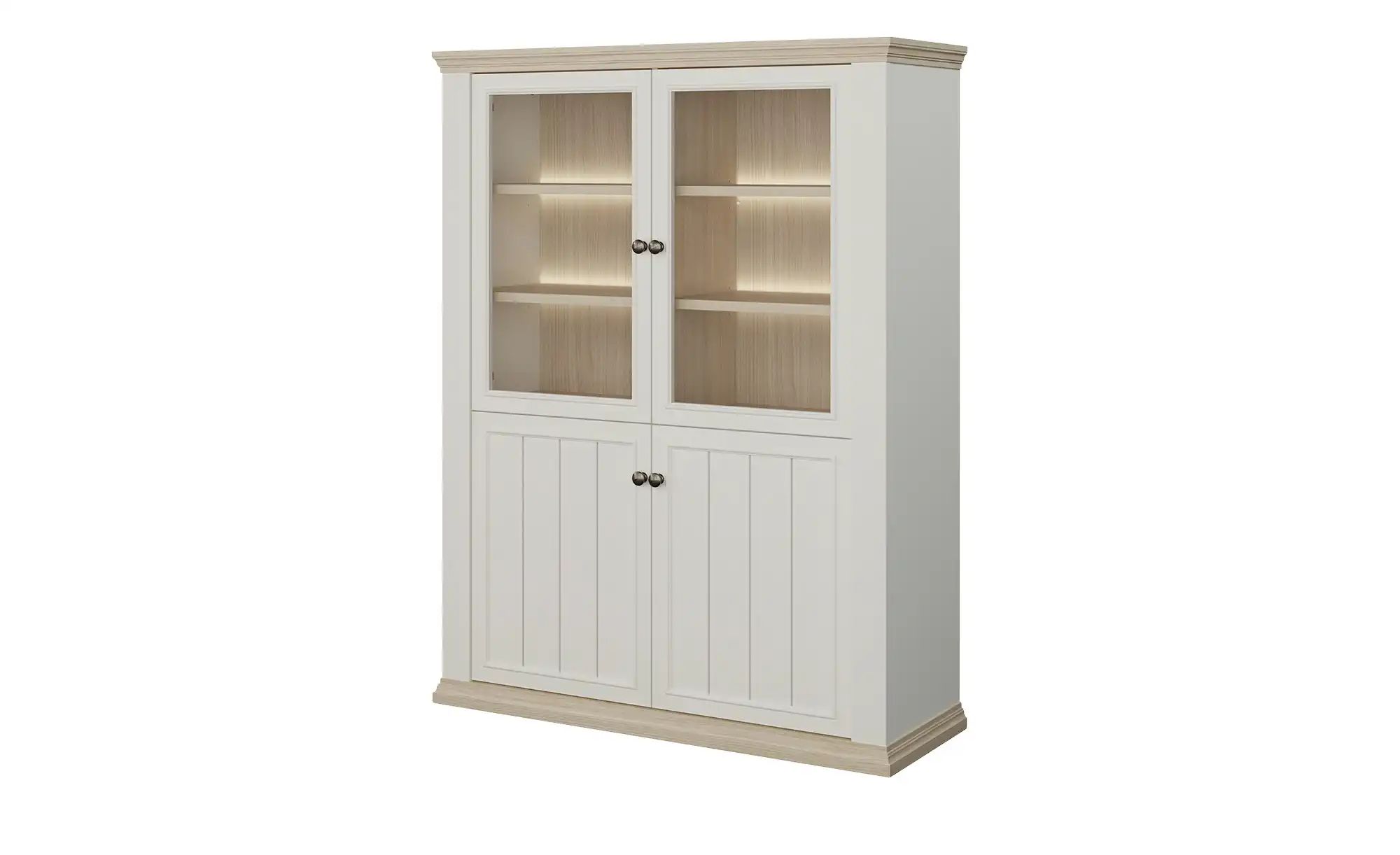Vitrine  Countryside ¦ weiß ¦ Maße (cm): B: 119,5 H: 156,1 T: 43.5 Schränke günstig online kaufen