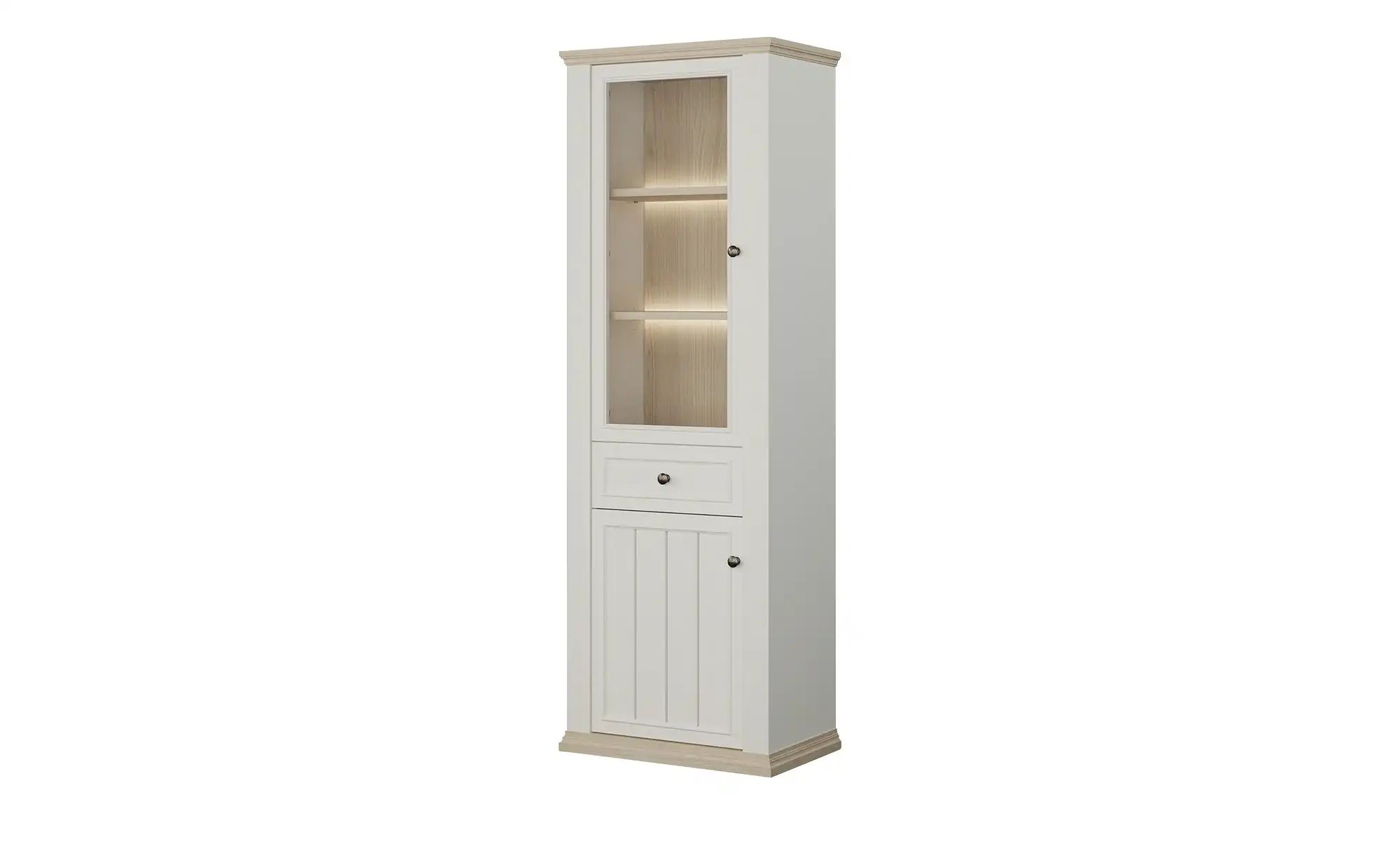 Vitrine  Countryside ¦ weiß ¦ Maße (cm): B: 69,4 H: 202,1 T: 43.3 Schränke günstig online kaufen
