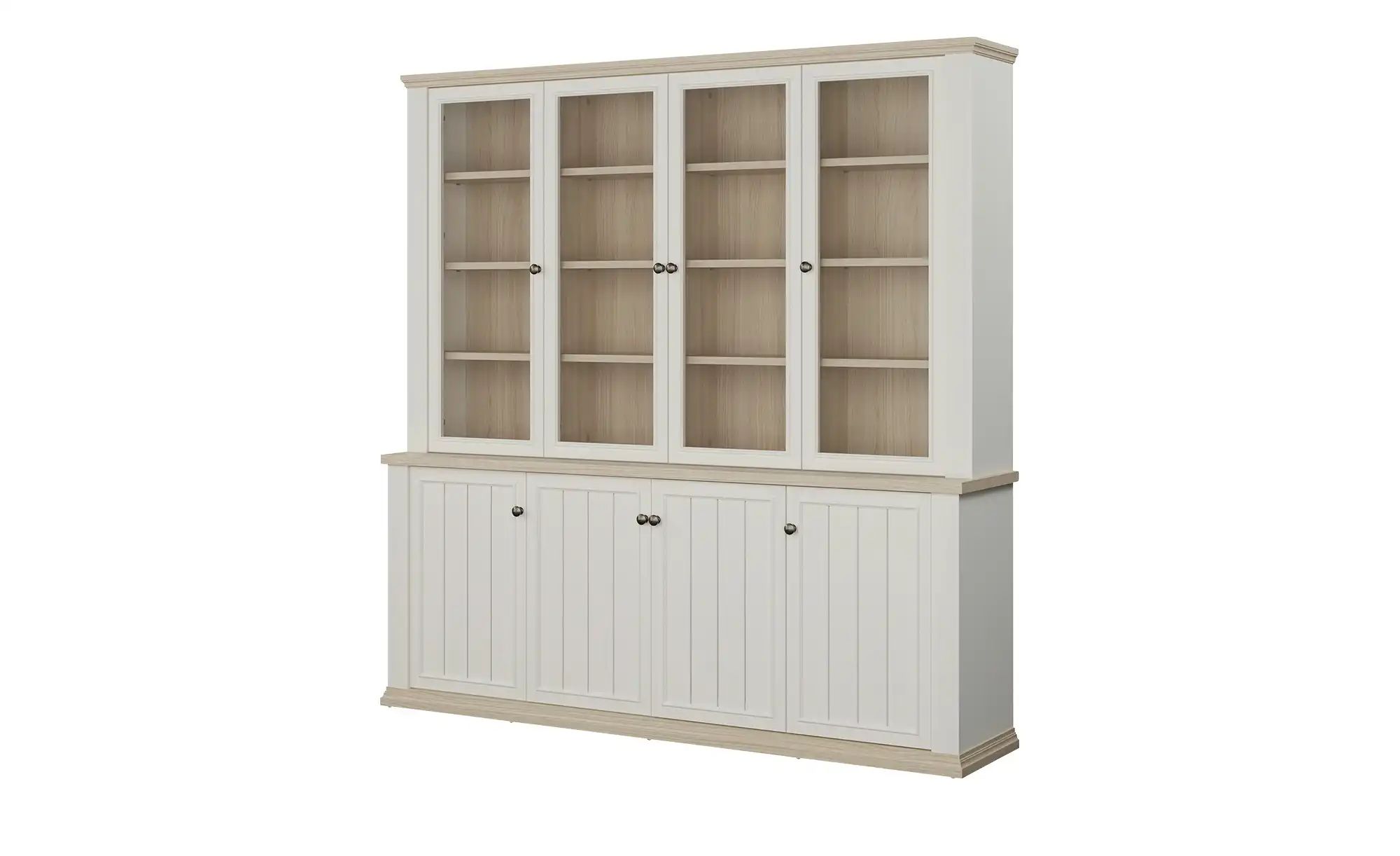 Bücherschrank  Countryside ¦ weiß ¦ Maße (cm): B: 198,5 H: 202,1 T: 43.3 Sc günstig online kaufen