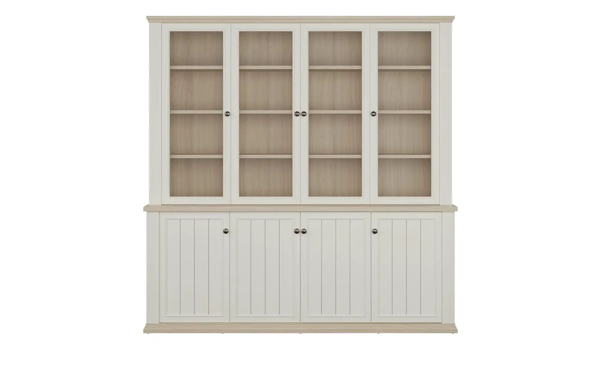 Thumbnail - Bücherschrank Countryside ¦ weiß ¦ Maße (cm): B: 198,5 H: 202,1 T: 43.3 Schränke > Vitrinen - Höffner