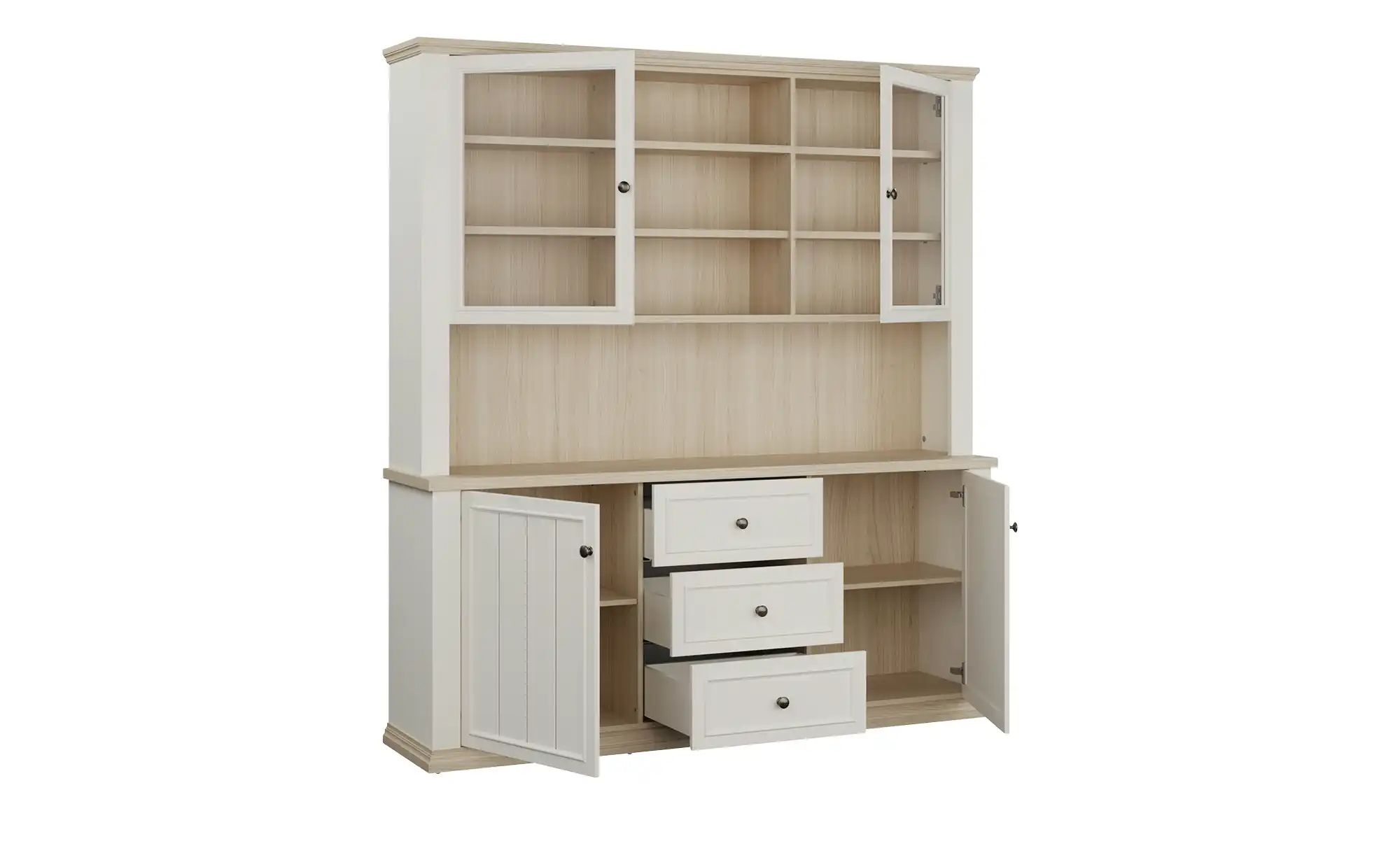 Buffet  Countryside ¦ weiß ¦ Maße (cm): B: 183,8 H: 202,1 T: 43.3 Schränke günstig online kaufen
