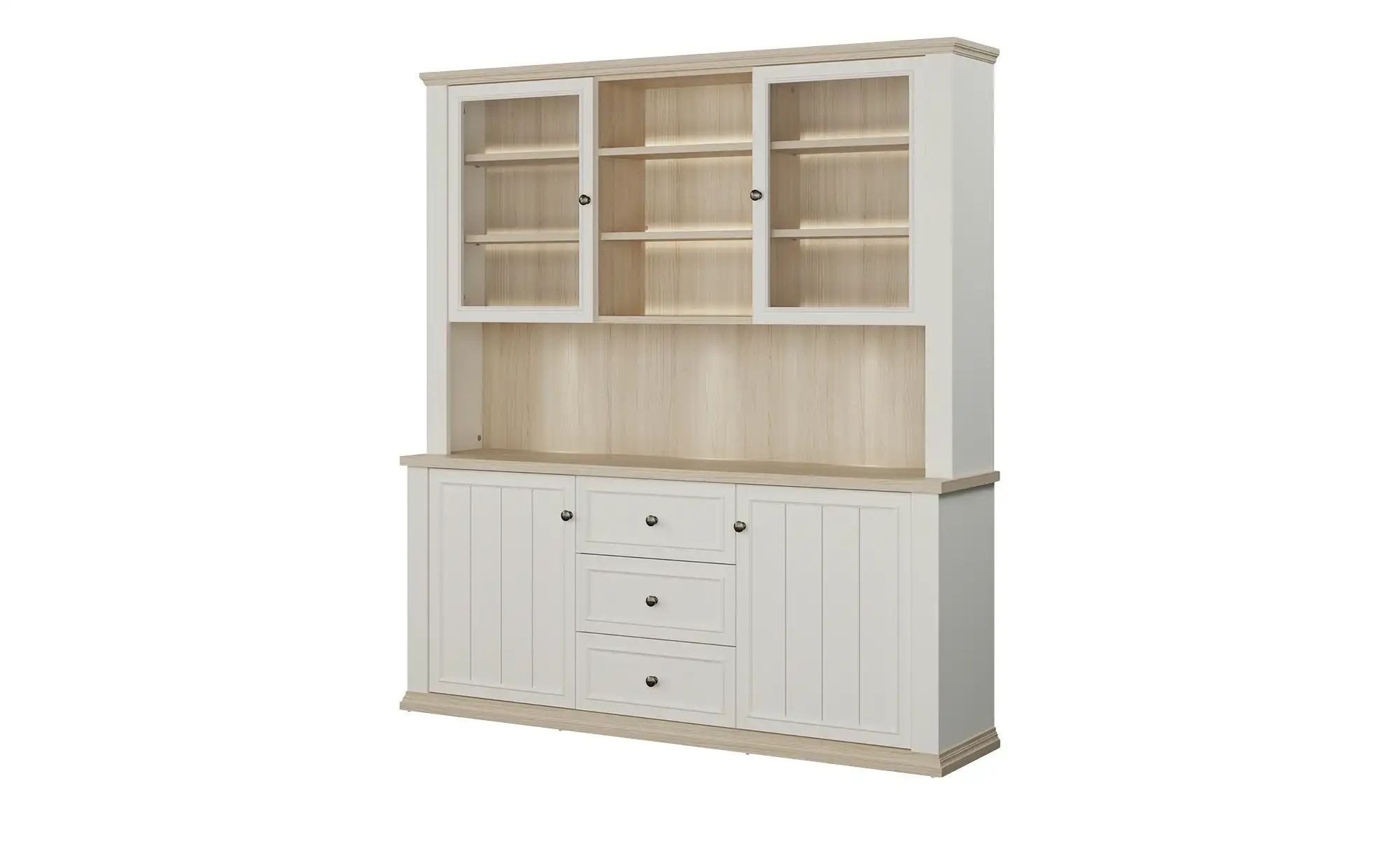 Buffet  Countryside ¦ weiß ¦ Maße (cm): B: 183,8 H: 202,1 T: 43.3 Schränke günstig online kaufen
