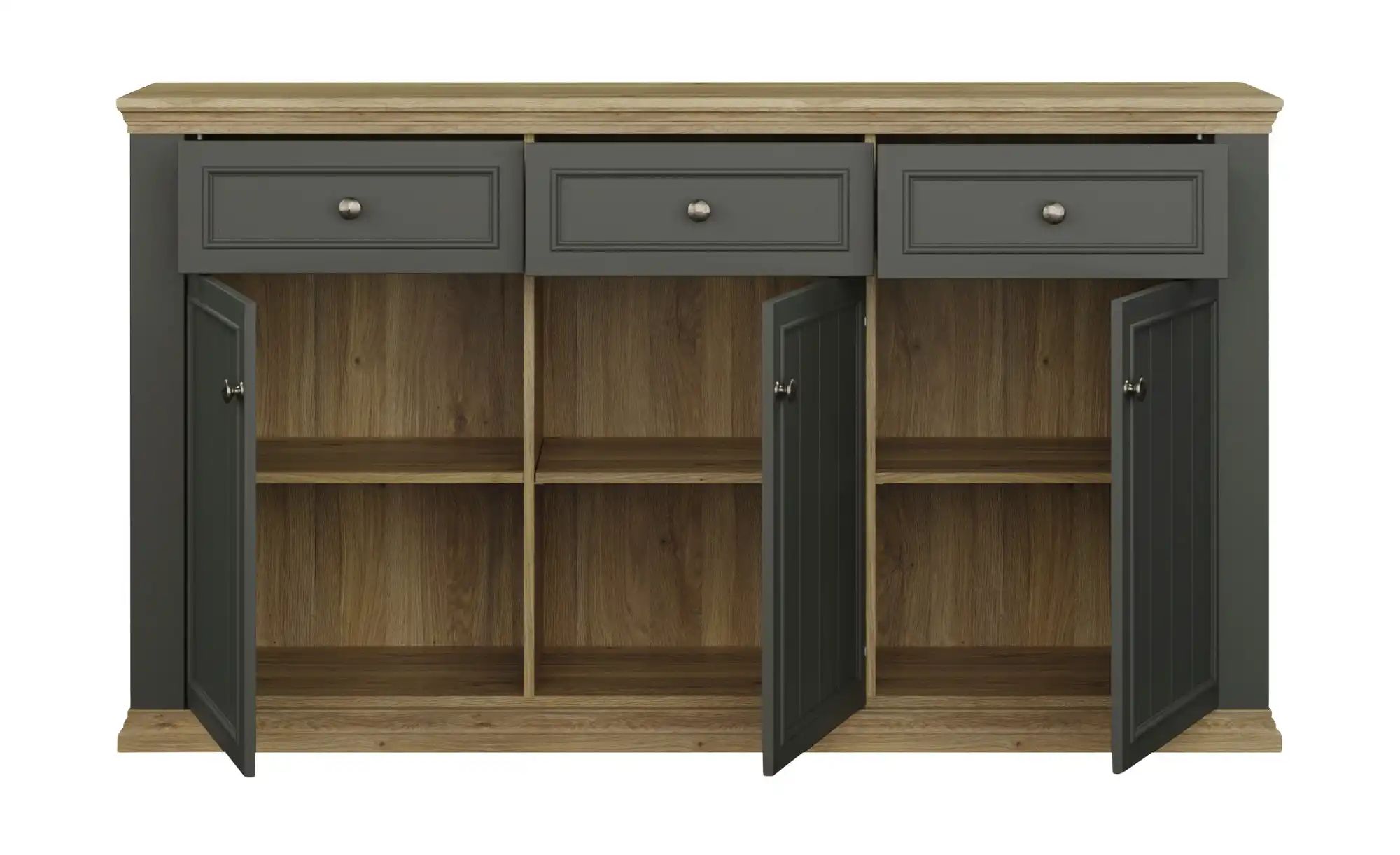 Thumbnail - Sideboard  Countryside ¦ weiß ¦ Maße (cm): B: 169,2 H: 95,3 T: 43.5 Kommoden & Sideboards > Sideboards - Höffner