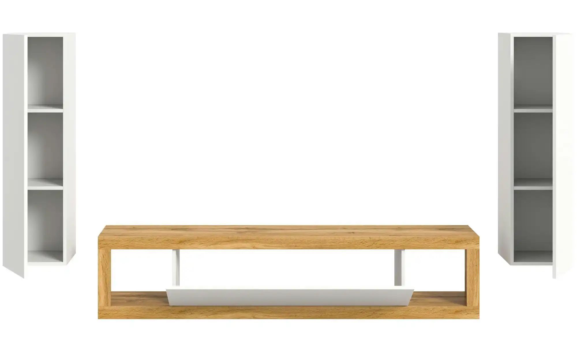 Wohnkombination stehend  Moja ¦ holzfarben ¦ Maße (cm): B: 270 H: 135 Kommo günstig online kaufen
