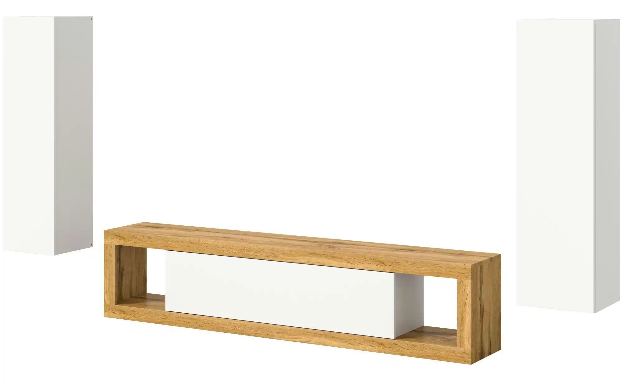 Wohnkombination stehend  Moja ¦ holzfarben ¦ Maße (cm): B: 270 H: 135 Kommo günstig online kaufen