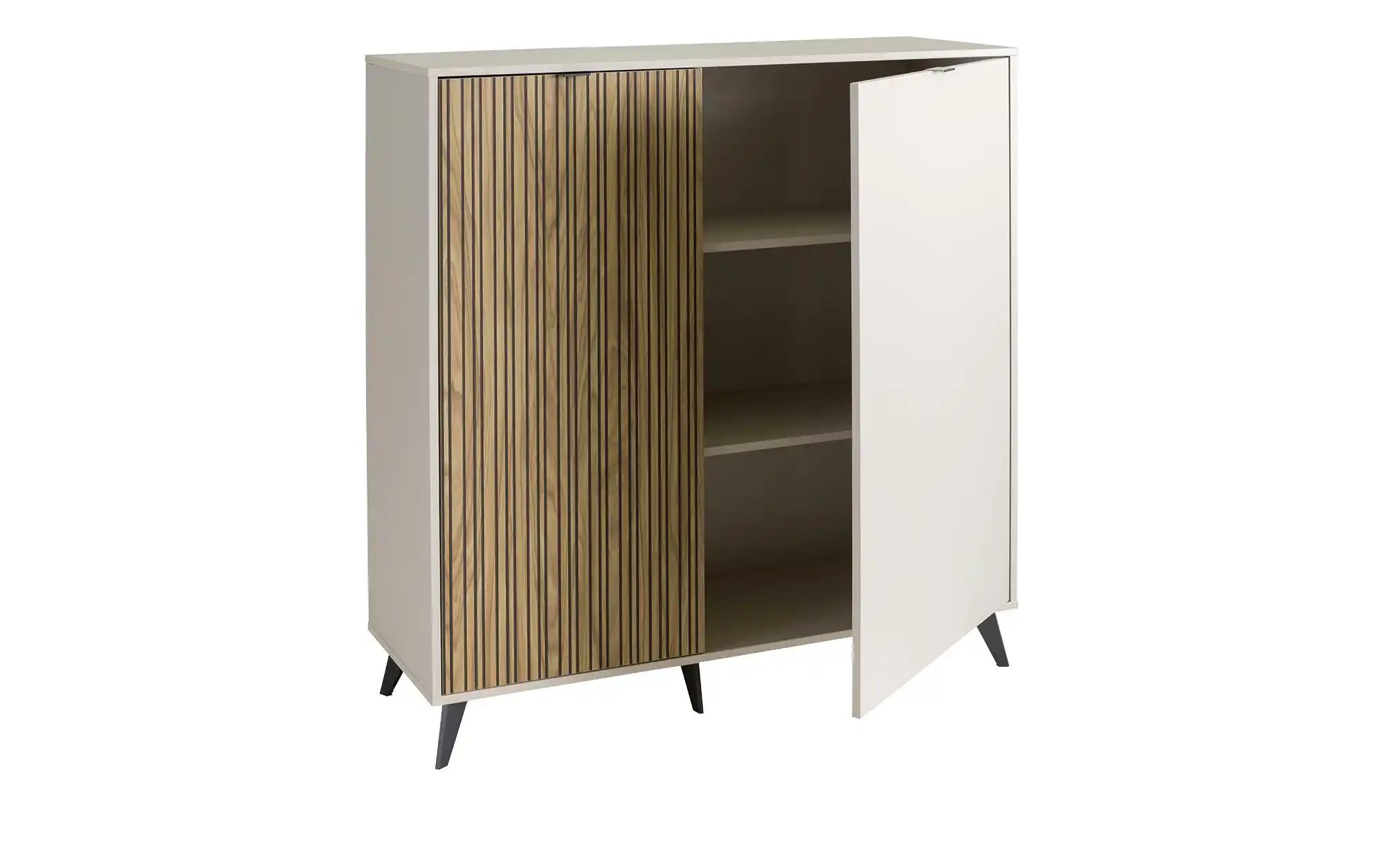 Thumbnail - Highboard  Ispani ¦ creme ¦ Maße (cm): B: 123,2 H: 125,6 T: 40.7 Kommoden & Sideboards > Highboards - Höffner