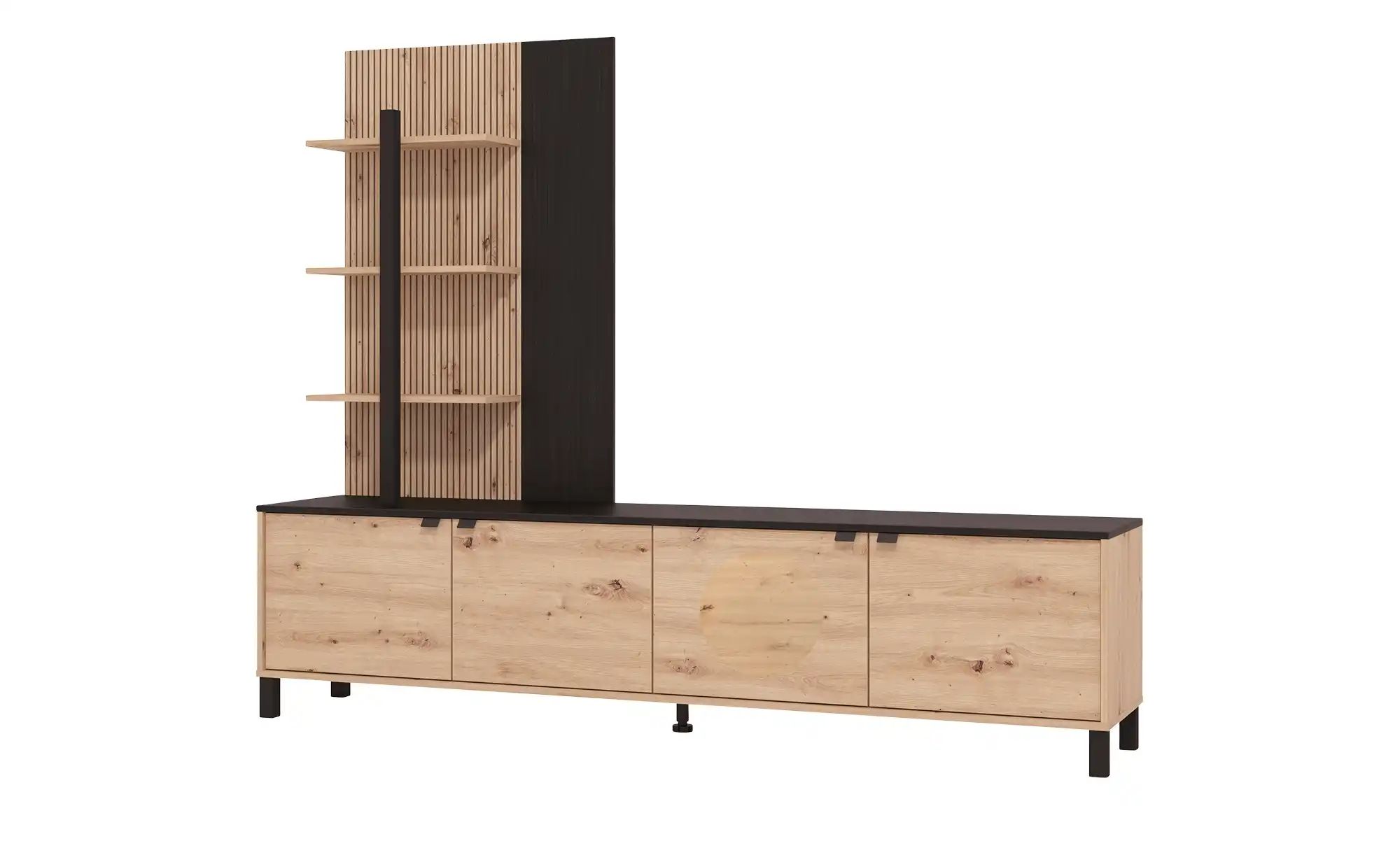 Wohnwand  Maratea  holzfarben  Maße (cm): B: 208 H: 167 T: 40.0 | 08600608409728