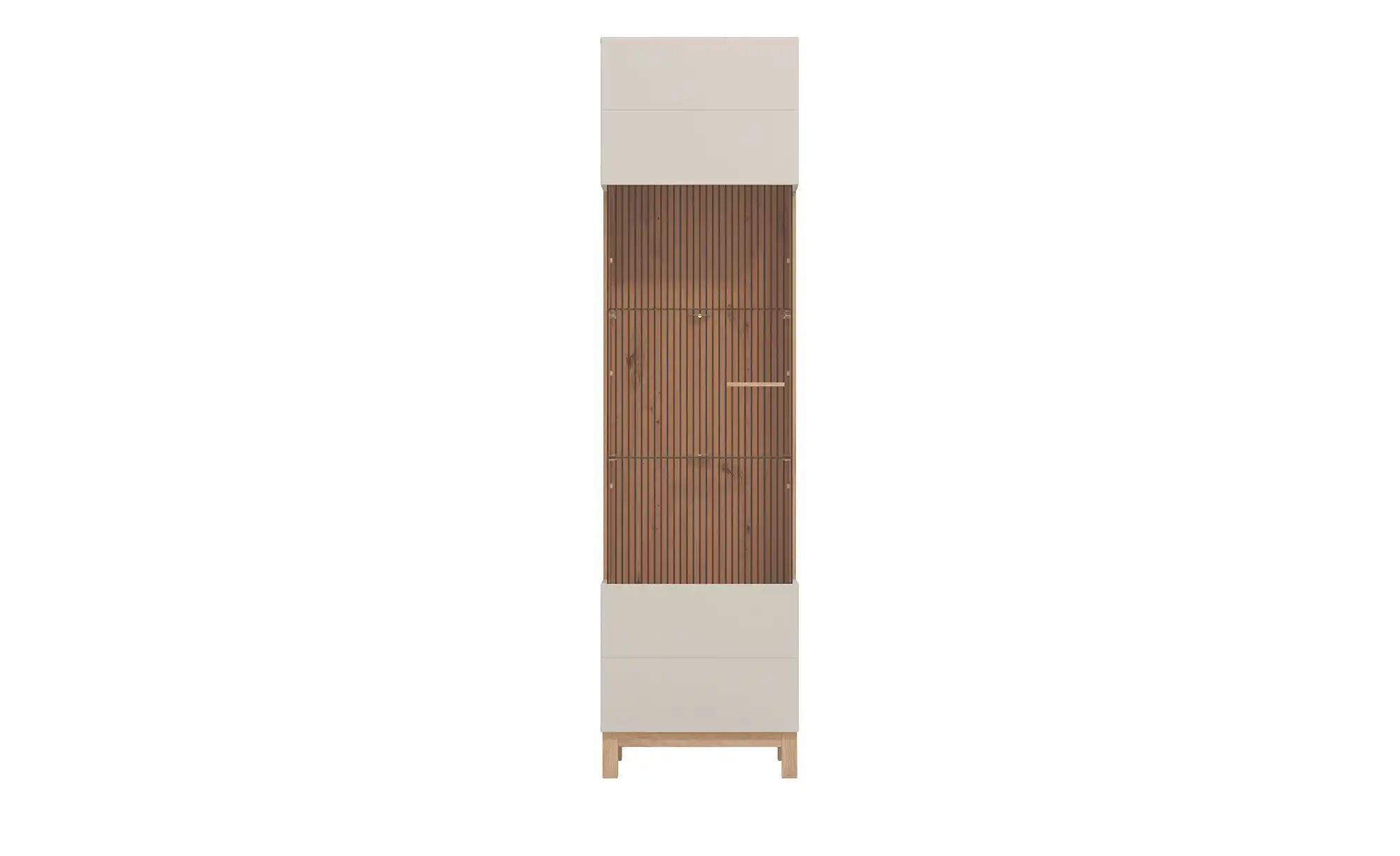 Thumbnail - Vitrine Esperia ¦ beige ¦ Maße (cm): B: 51,5 H: 191,5 T: 35.0 Schränke > Vitrinen - Höffner