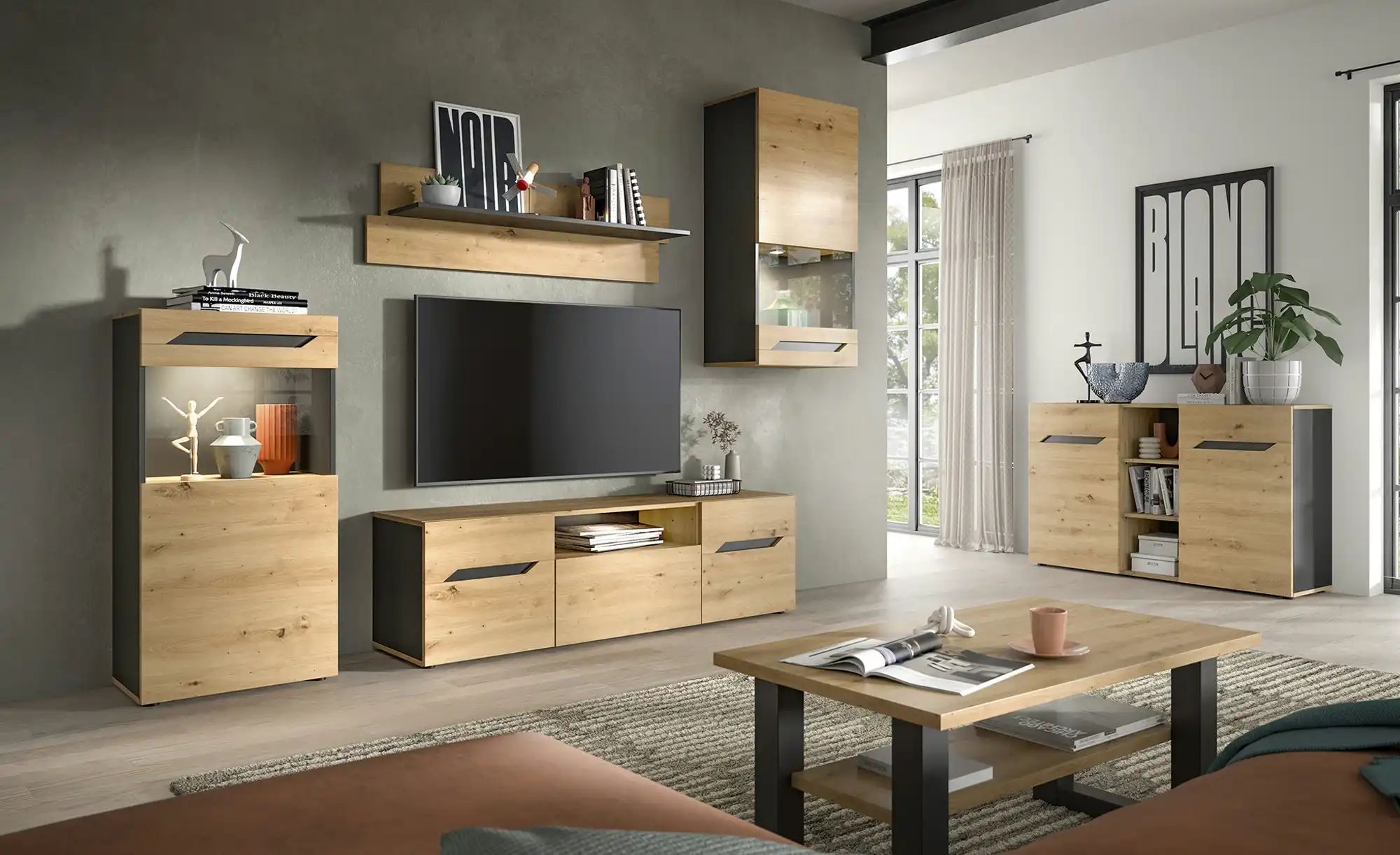Sideboard  Ventos ¦ Maße (cm): B: 130 H: 81 T: 37.0 Kommoden & Sideboards > günstig online kaufen