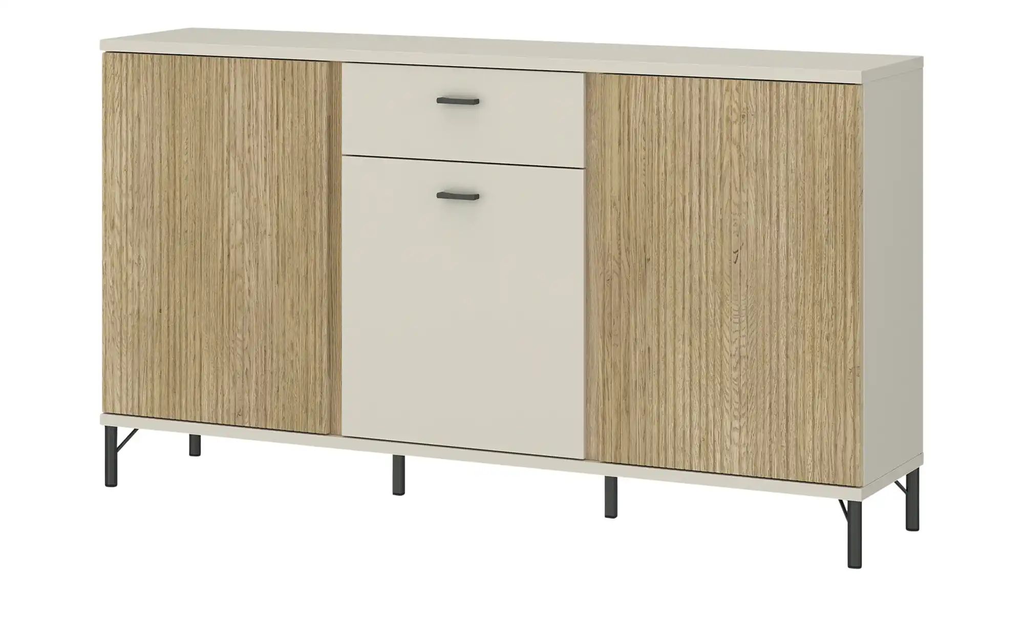 Die Möbelfundgrube Beige Sideboard Mit 1 Schublade -Kaschmir - Eiche 150 Cm - Mosano - Bild 4