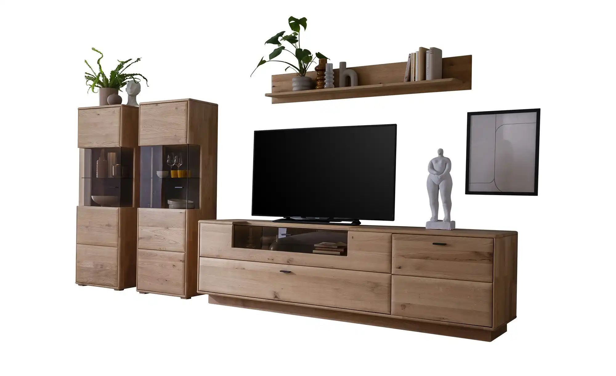 MONDO Wohnkombination  Minoma ¦ holzfarben ¦ Maße (cm): B: 352 H: 180 T: 50 günstig online kaufen