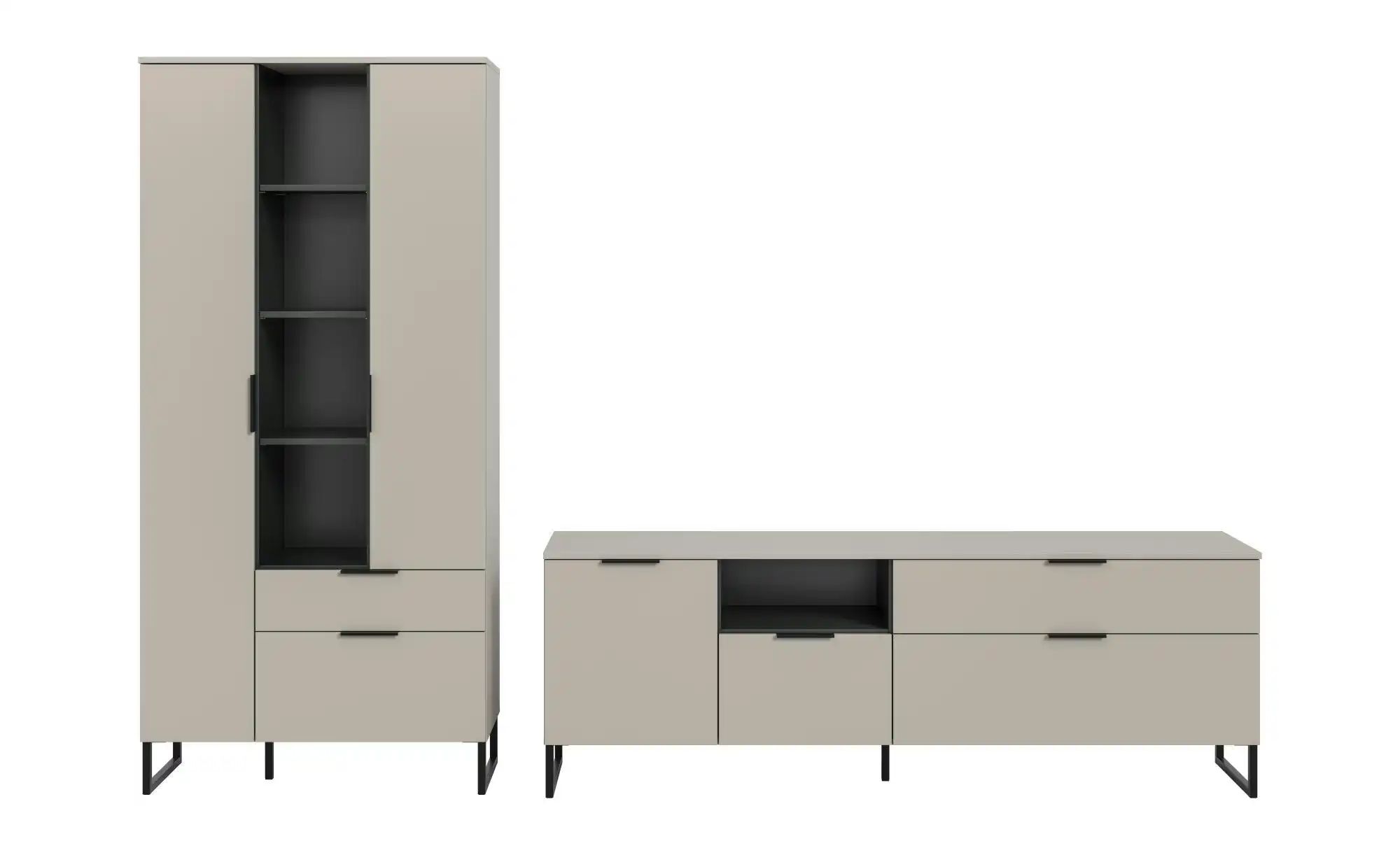 Wohnwand    creme  Maße (cm): B: 290 H: 192 | 04066432037140