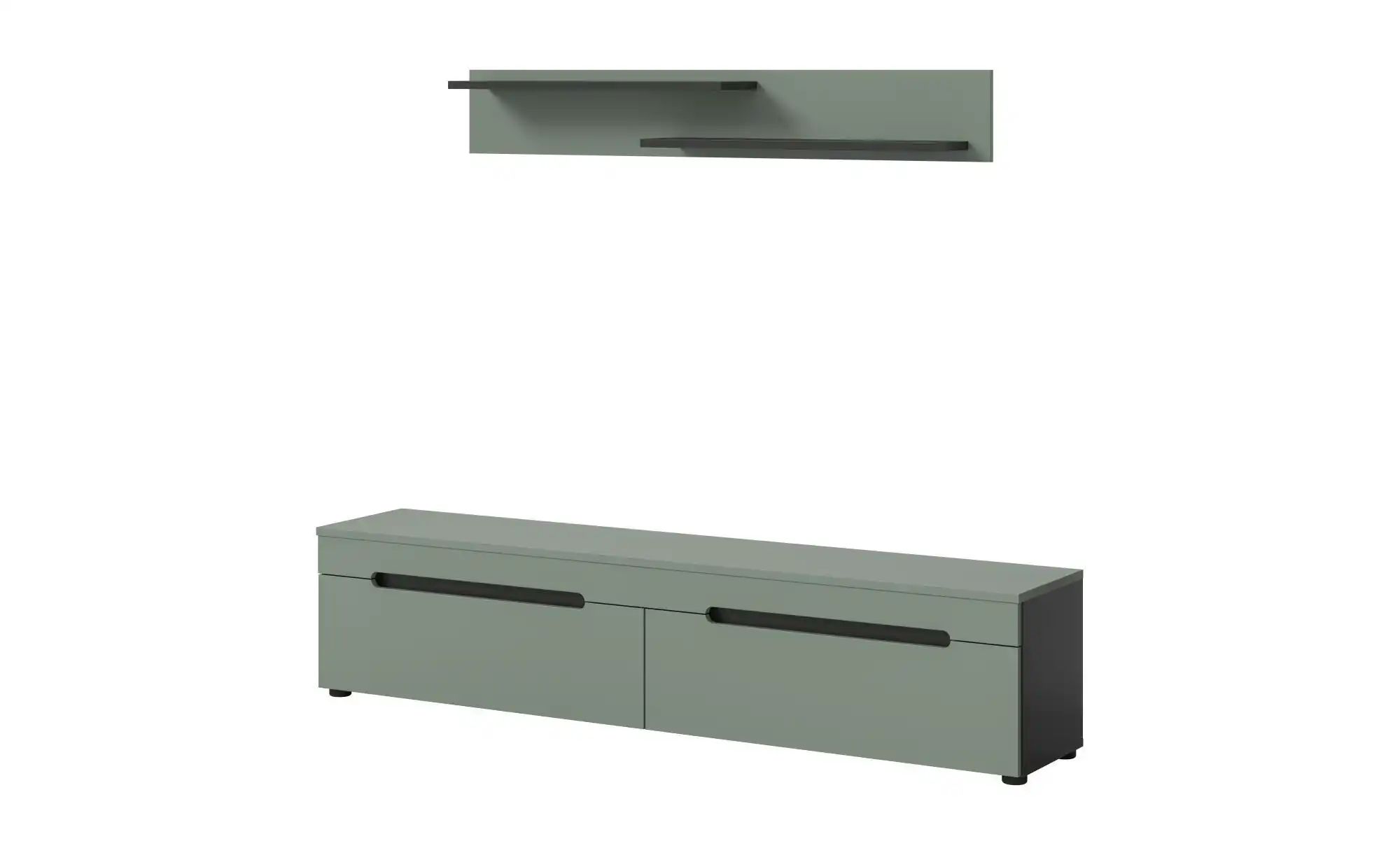 Wohnwand   ¦ grau ¦ Maße (cm): B: 170 H: 38 Kommoden & Sideboards > Wohnwän günstig online kaufen