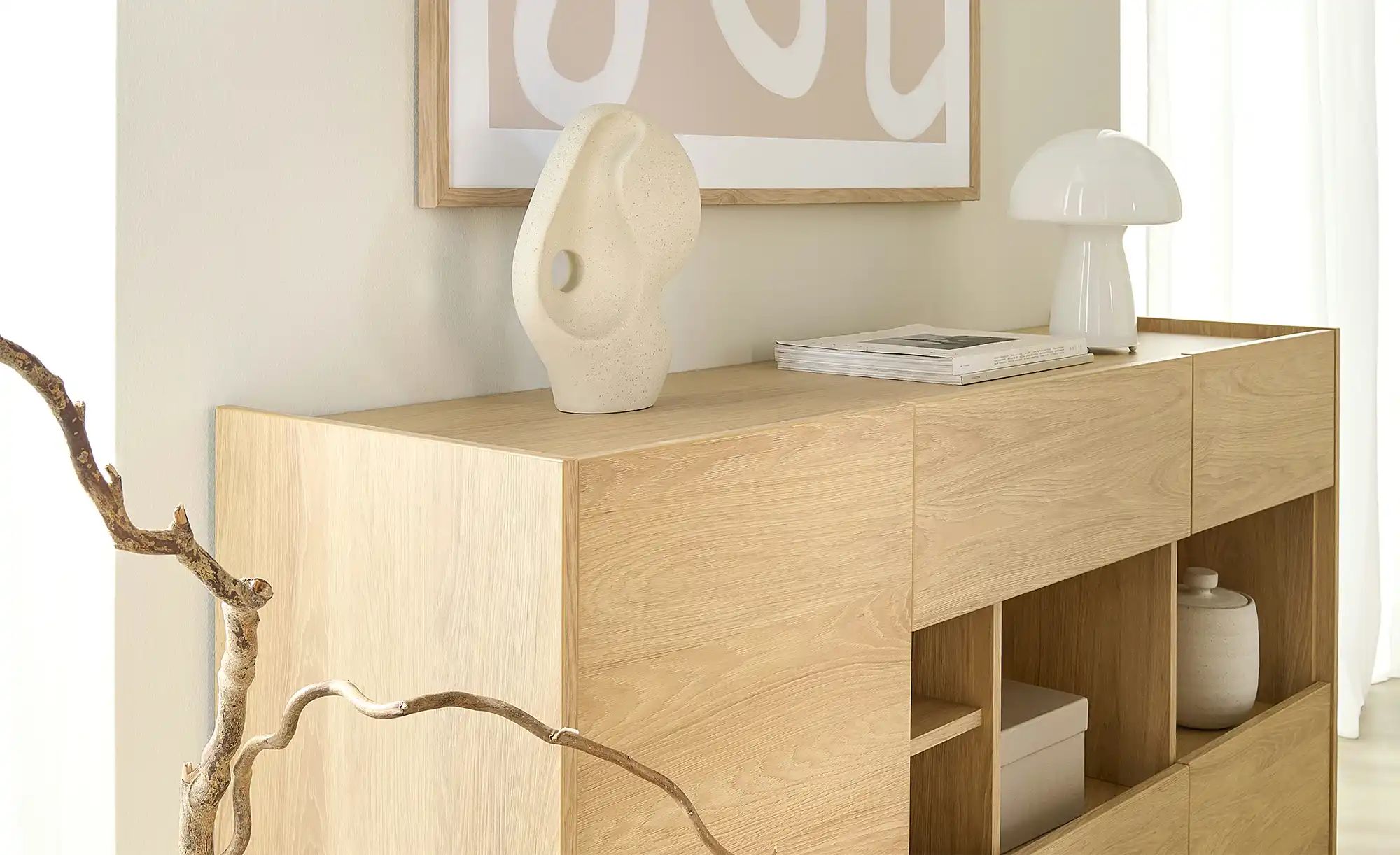 Thumbnail - Loop your Style Sideboard  Loretto ¦ Maße (cm): B: 154 H: 90 T: 42.0 Kommoden & Sideboards > Sideboards - Höffner