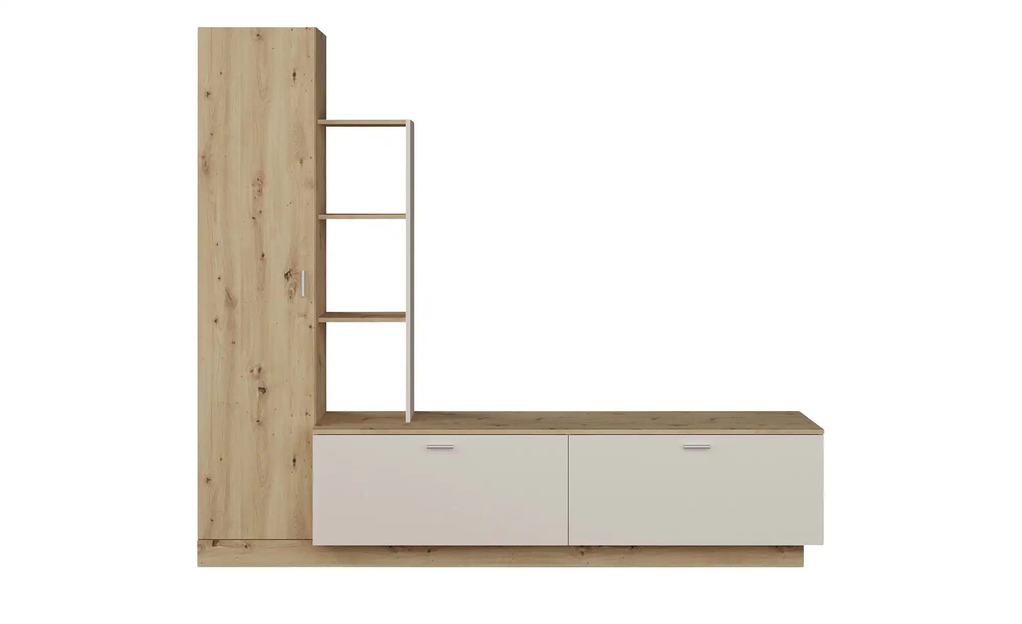 Wohnwand  Leka ¦ holzfarben ¦ Maße (cm): B: 209,3 H: 182,7 T: 52.0 Kommoden günstig online kaufen