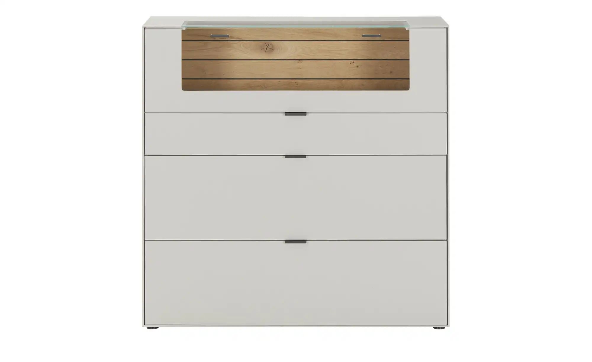 Jette Home Highboard  Como ¦ grau ¦ Maße (cm): B: 122 H: 122 T: 46 Kommoden günstig online kaufen