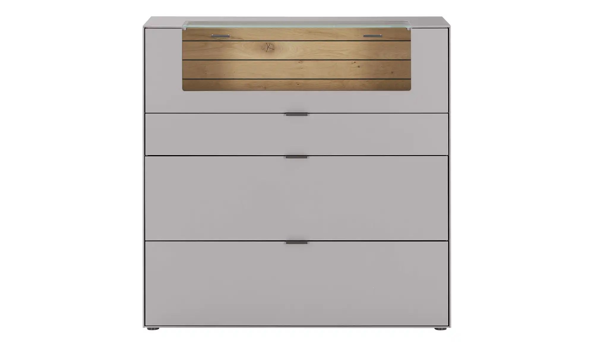Jette Home Highboard  Como ¦ grau ¦ Maße (cm): B: 122 H: 122 T: 46.0 Kommod günstig online kaufen