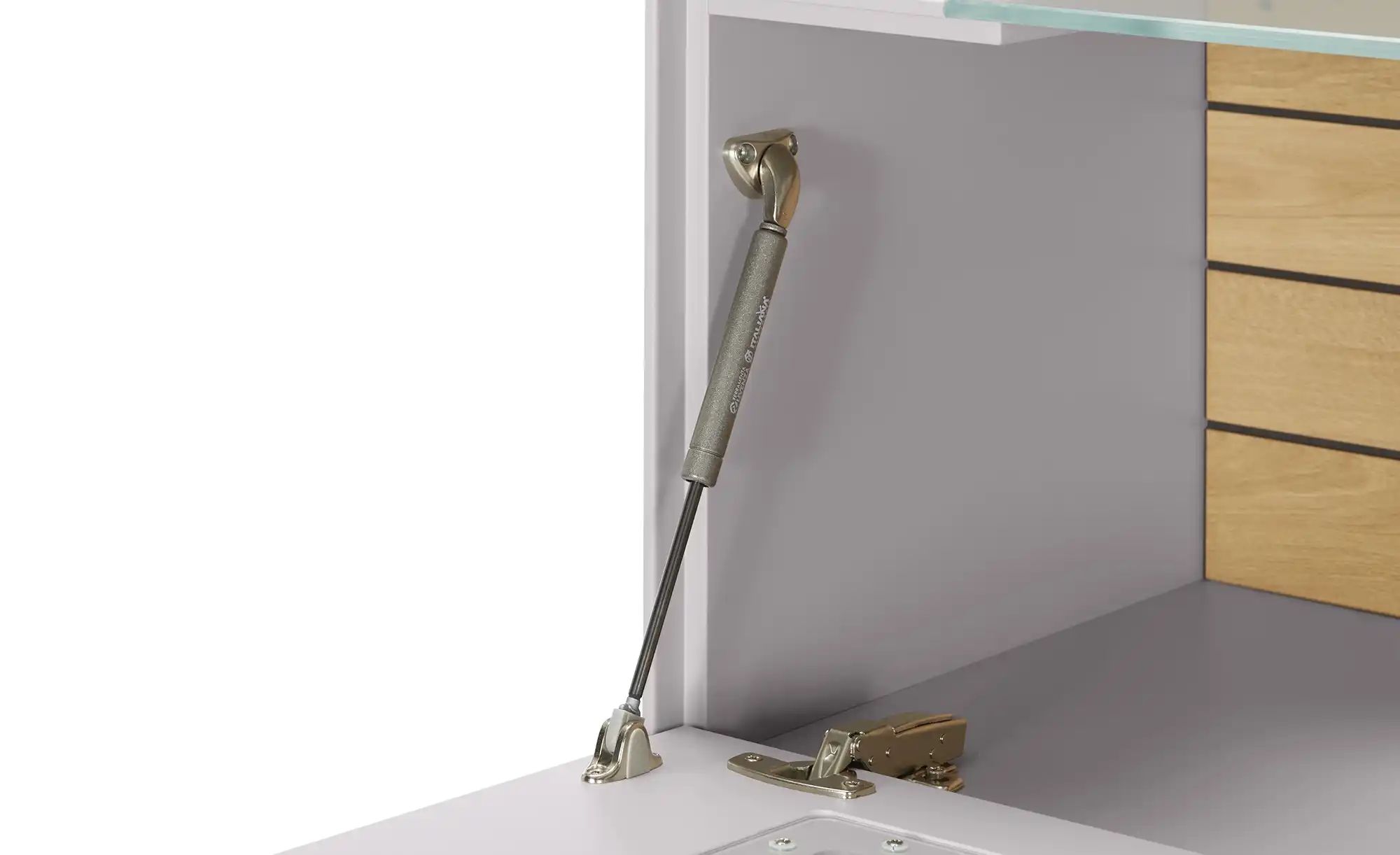Jette Home Highboard  Como ¦ grau ¦ Maße (cm): B: 122 H: 122 T: 46.0 Kommod günstig online kaufen