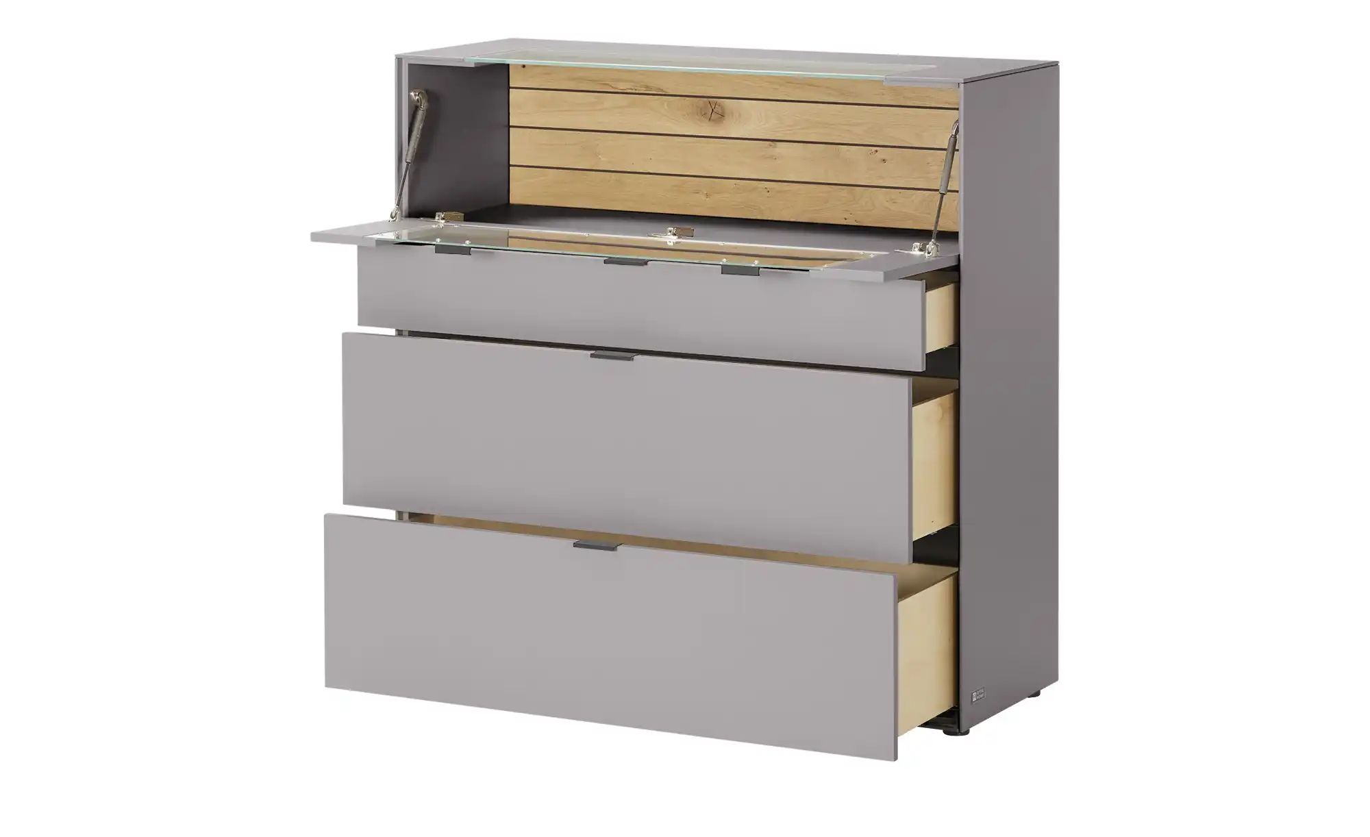 Thumbnail - Jette Home Highboard  Como ¦ grau ¦ Maße (cm): B: 122 H: 122 T: 46.0 Kommoden & Sideboards > Highboards - Höffner