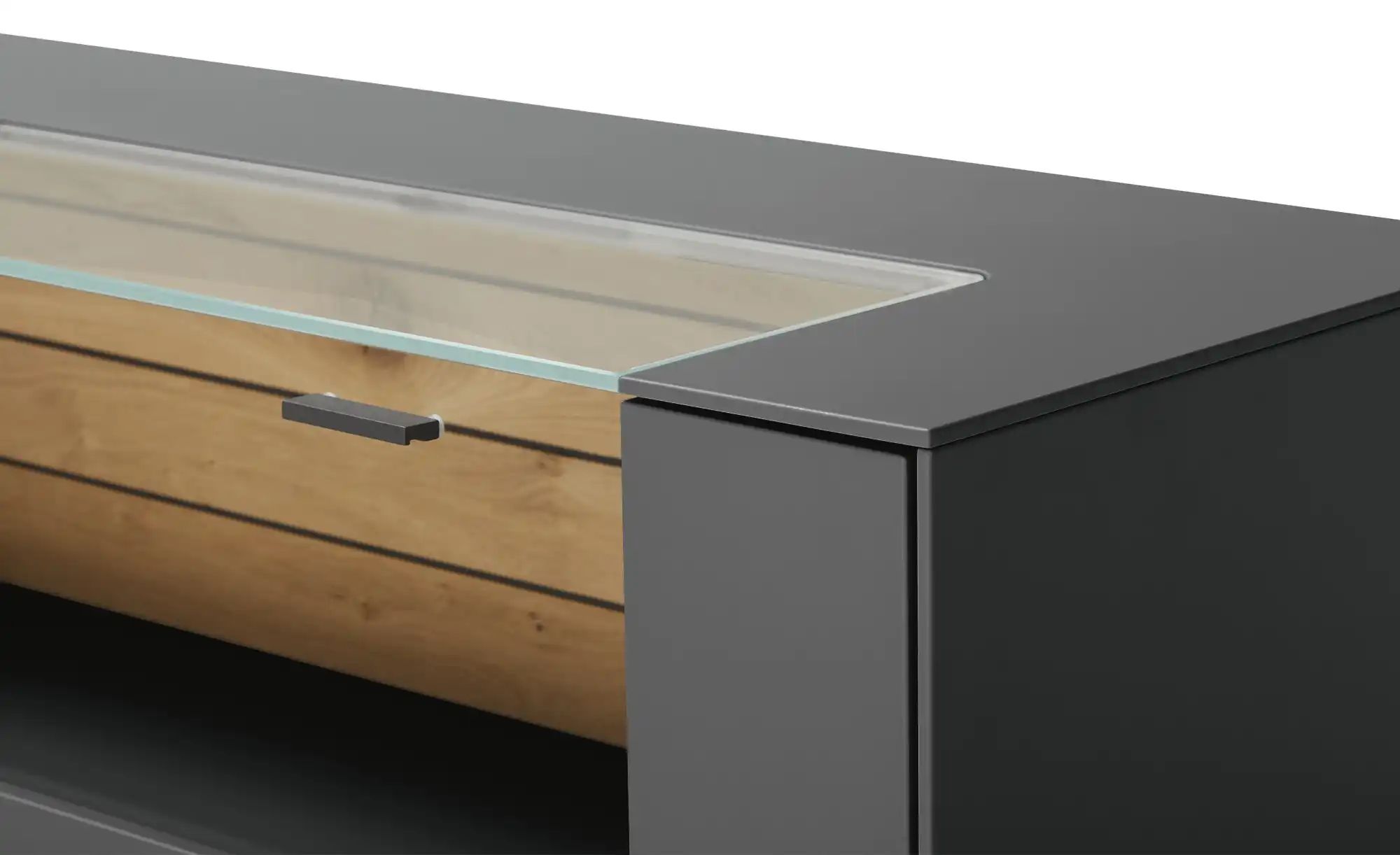Thumbnail - Jette Home Highboard Como ¦ grau ¦ Maße (cm): B: 122 H: 122 T: 46.0 Kommoden & Sideboards > Highboards - Höffner