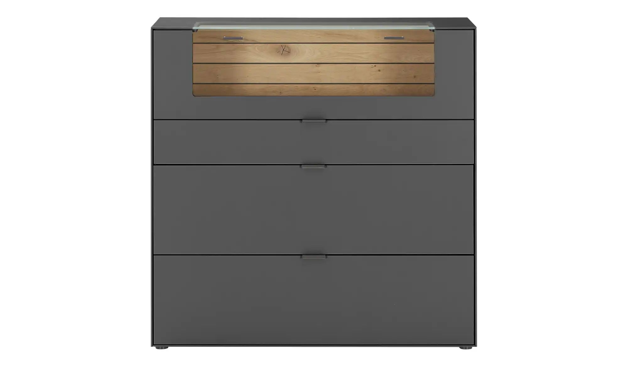 Thumbnail - Jette Home Highboard Como ¦ grau ¦ Maße (cm): B: 122 H: 122 T: 46.0 Kommoden & Sideboards > Highboards - Höffner