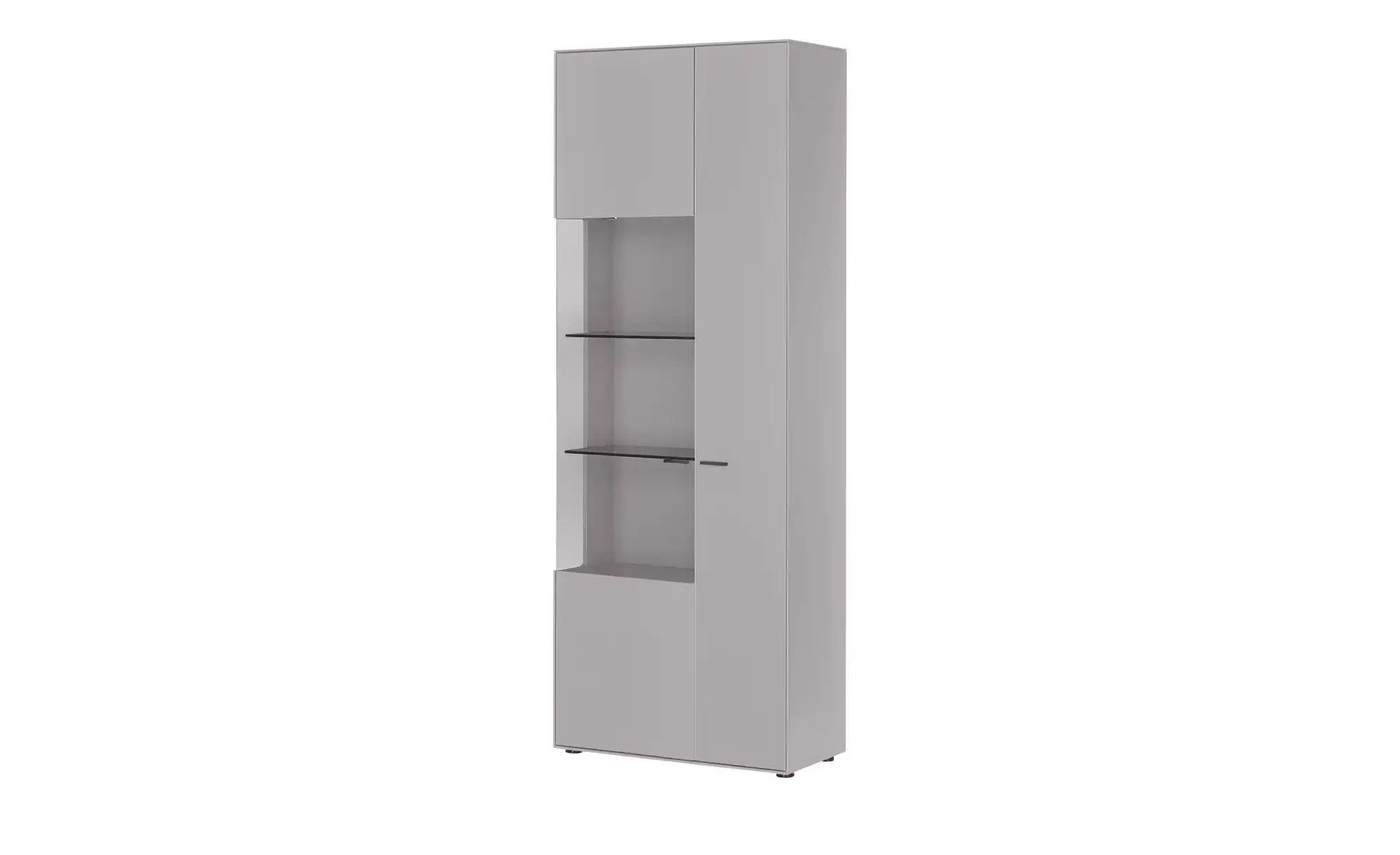 Jette Home Vitrine  Como ¦ grau ¦ Maße (cm): B: 77 H: 206 T: 38.0 Schränke günstig online kaufen