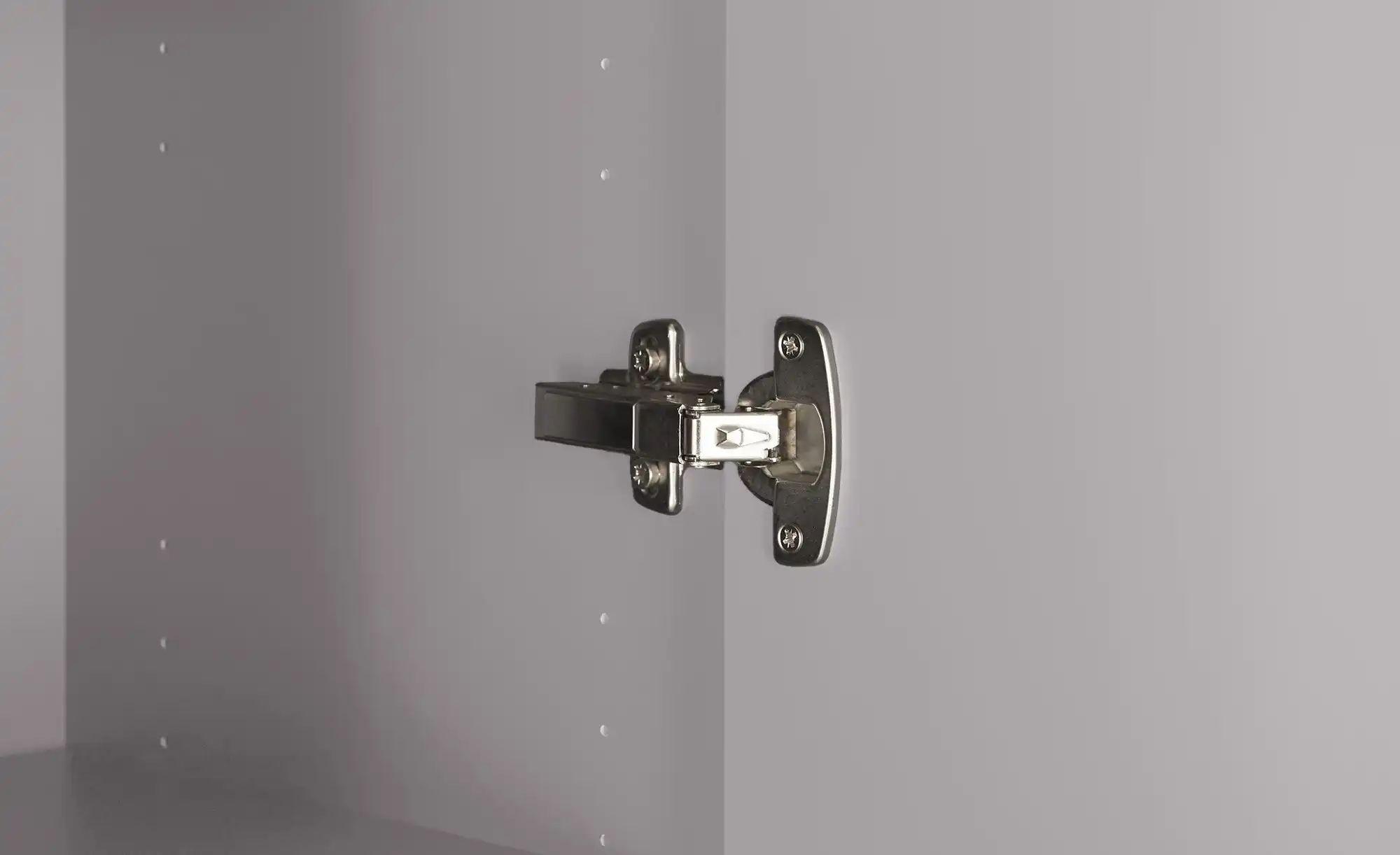 Thumbnail - Jette Home Vitrine Como ¦ grau ¦ Maße (cm): B: 77 H: 206 T: 38.0 Schränke > Vitrinen - Höffner