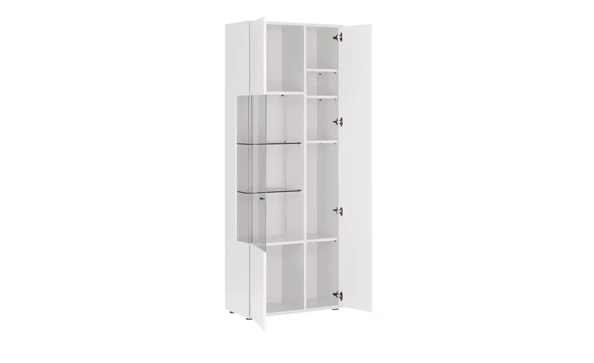 Jette Home Vitrine  Como ¦ weiß ¦ Maße (cm): B: 77 H: 206 T: 38.0 Schränke günstig online kaufen