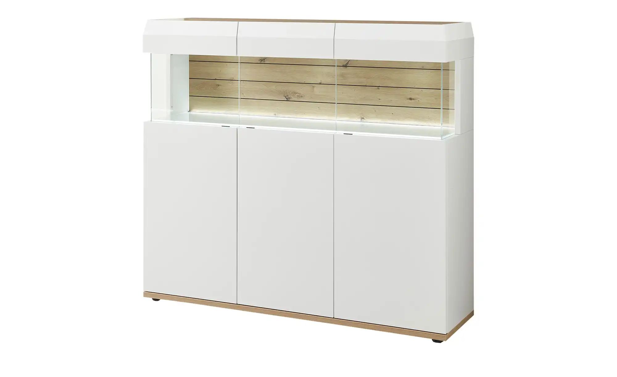 Highboard  Light Line 2 Neo ¦ weiß ¦ Maße (cm): B: 149 H: 133 T: 41 Kommode günstig online kaufen