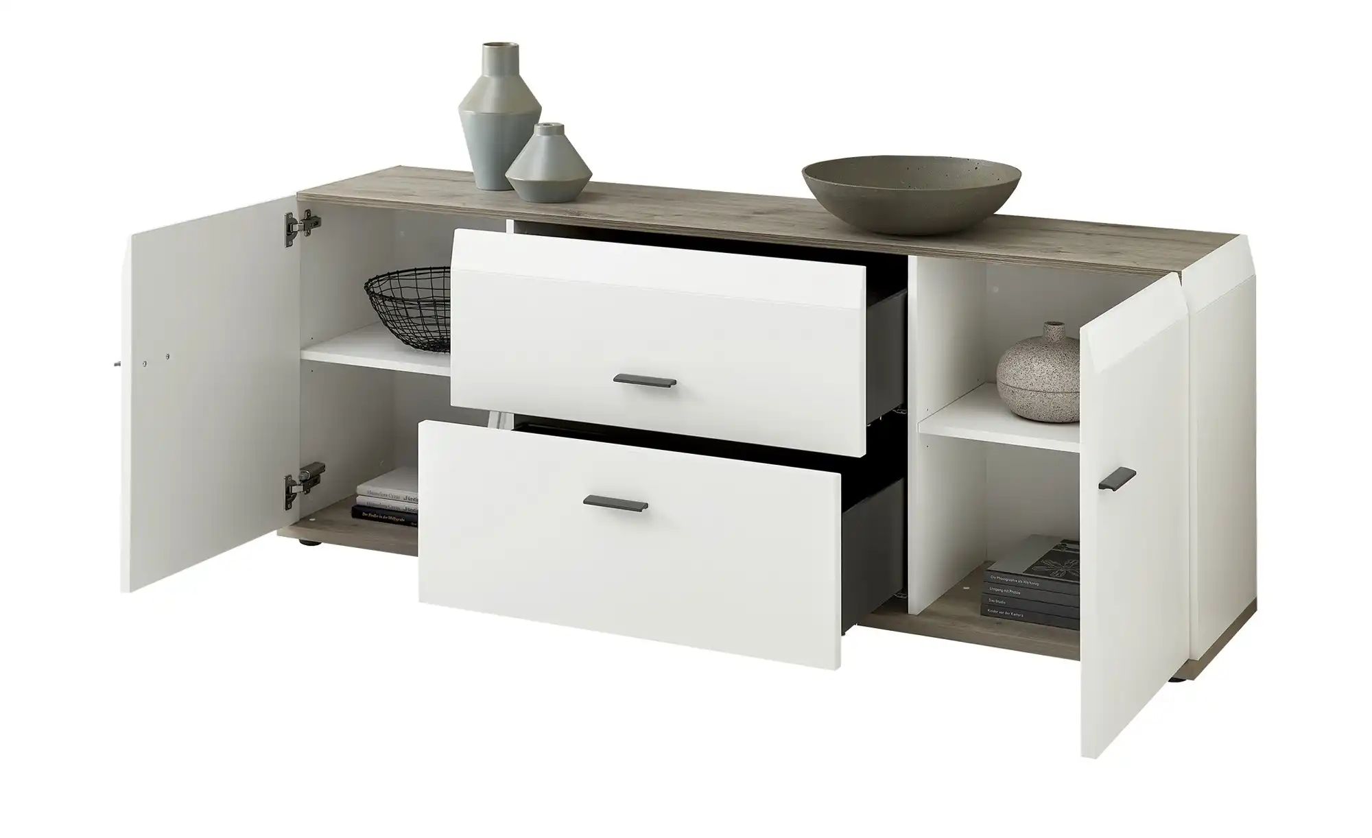 Sideboard  Light Line 2 Neo ¦ weiß ¦ Maße (cm): B: 181 H: 69 T: 41 Kommoden günstig online kaufen